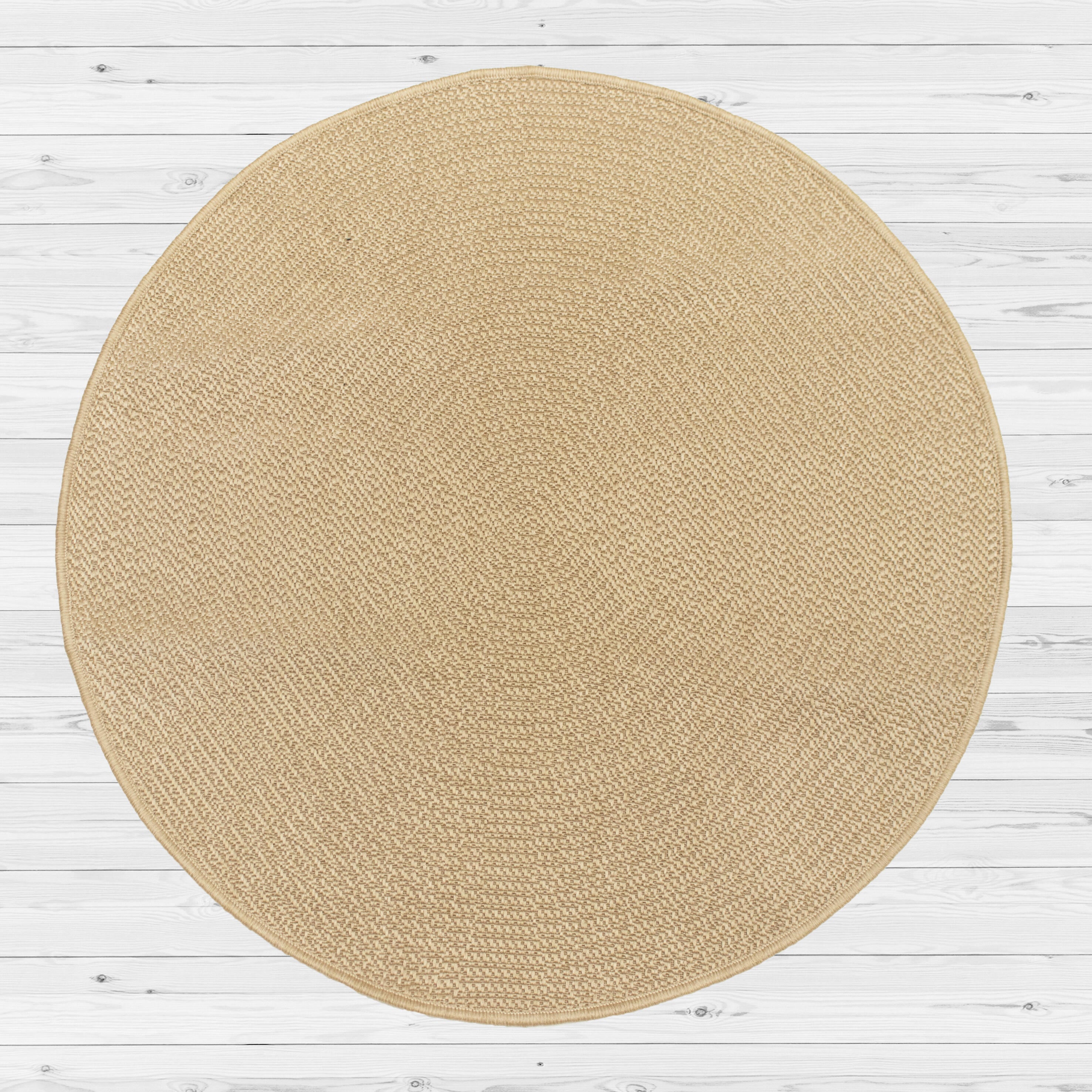 Tapis dalia effet jute rond diam100cm - 2