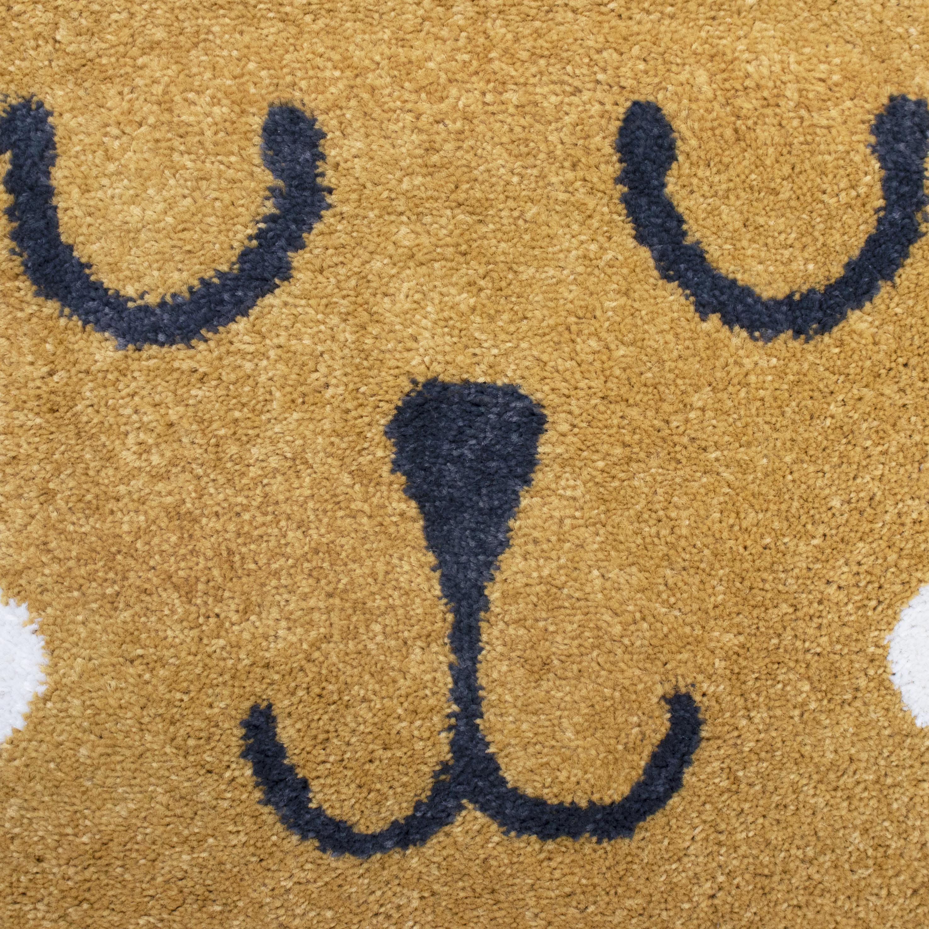 Tapis intérieur rond enfant Lion - 4