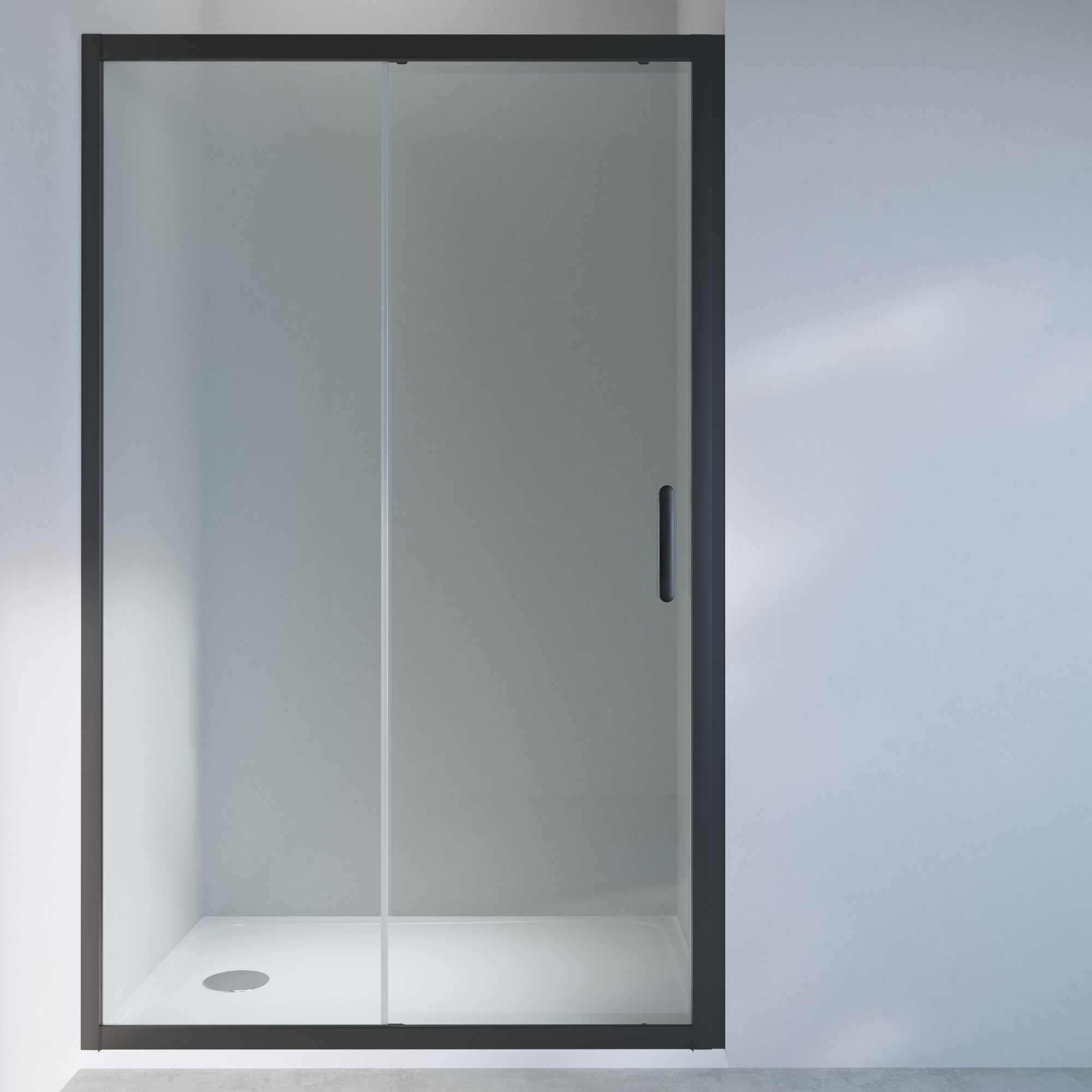 Perfis de compensação para cabine de duche 190x2.5 cm preto - 3