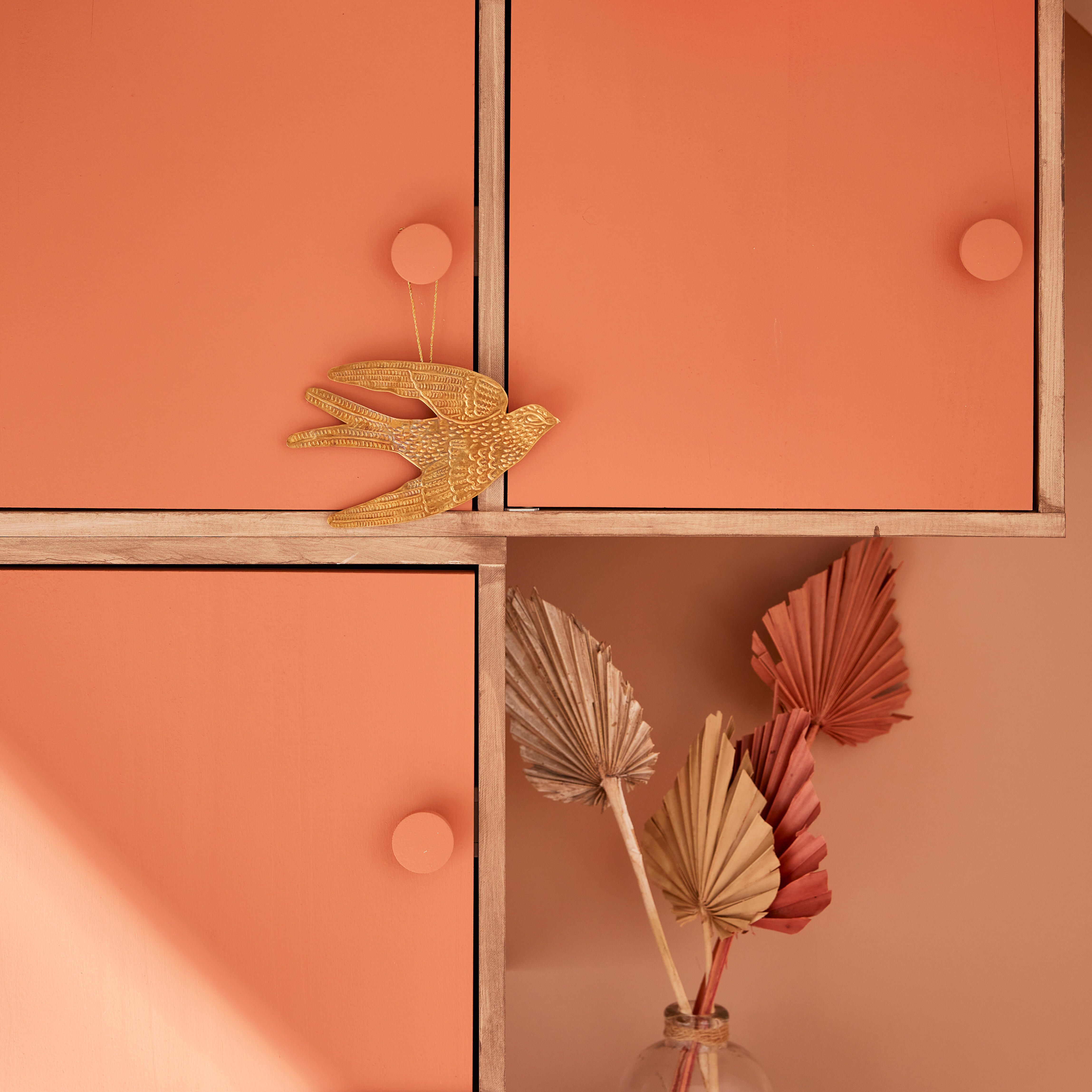 Mensola a muro 1 cubo Kub SPACEO quadrato in legno L 36 x P 31.7 cm beige - 5