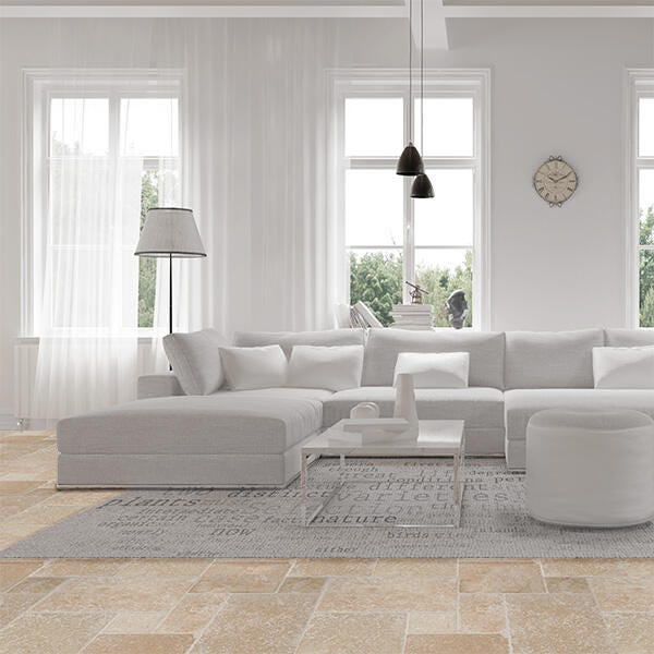 travertin sol beige