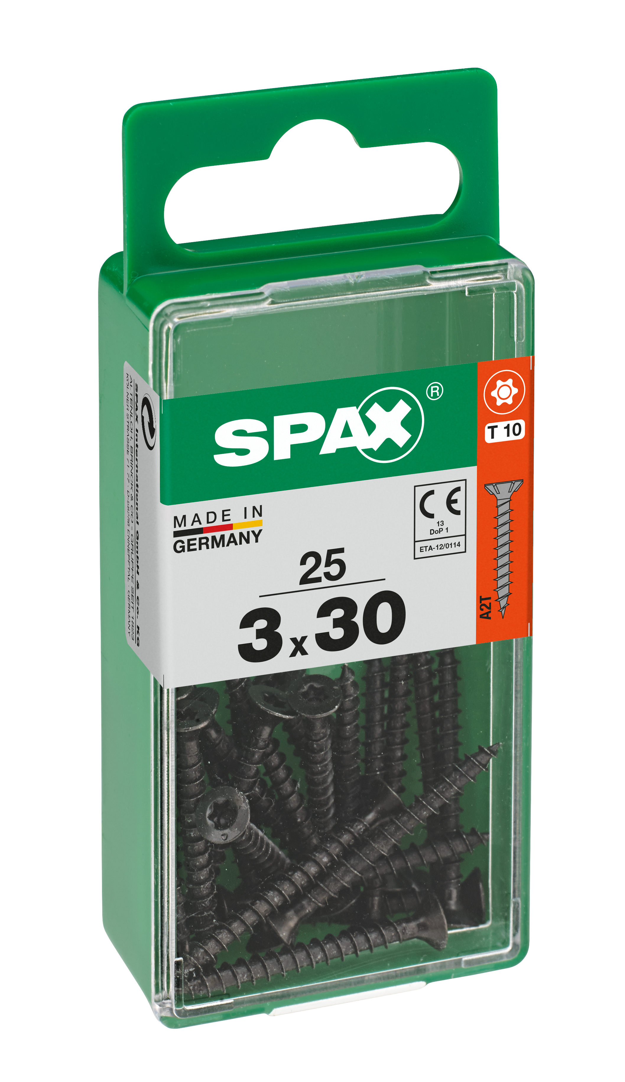 25 Tornillo para madera SPAX T-star+ con cabeza plana avellanada, ø 3 x L. 30 mm - 3