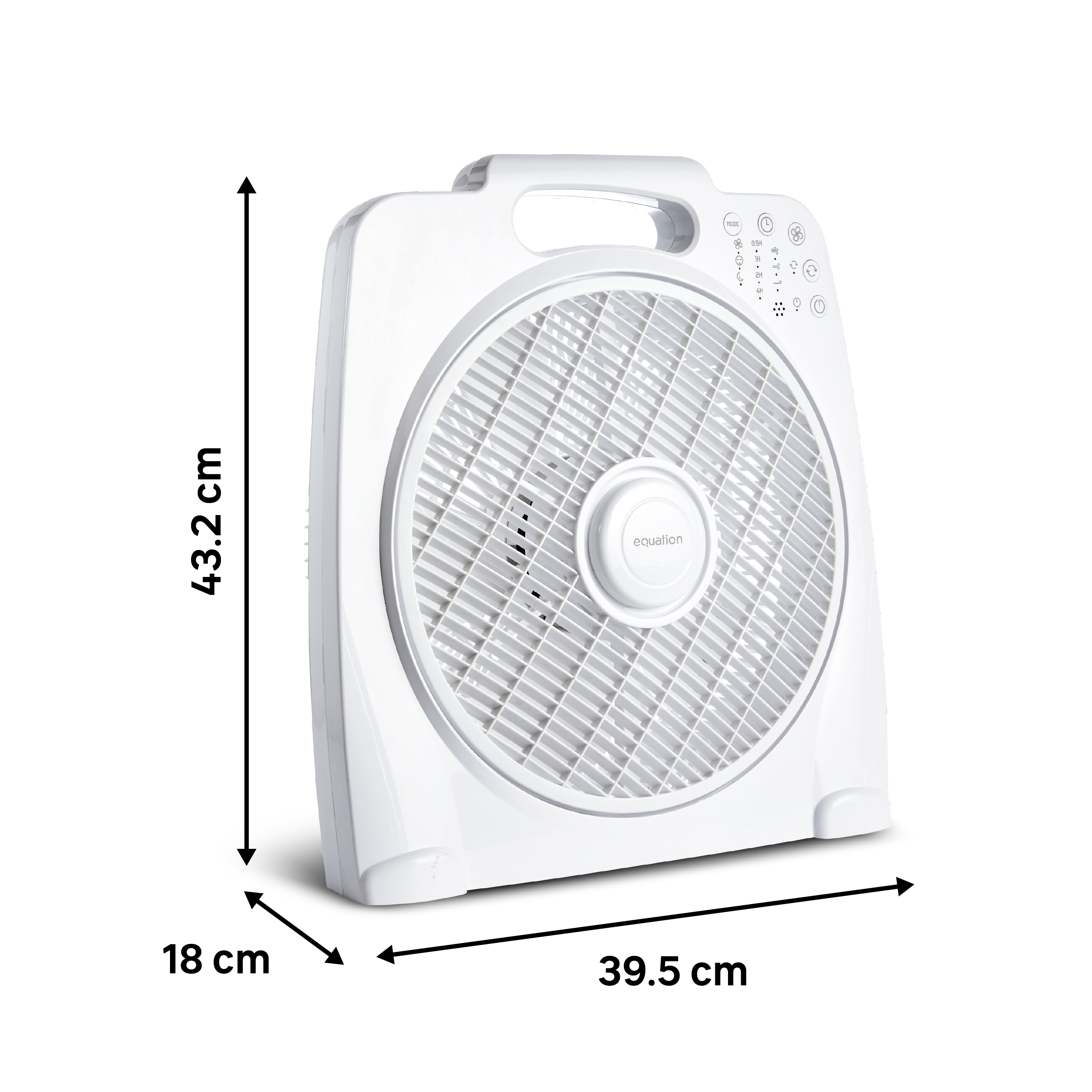 Ventoinha box fan Equation Sunburry 3 comando 3 velocidades 30cm 40W branco - 3