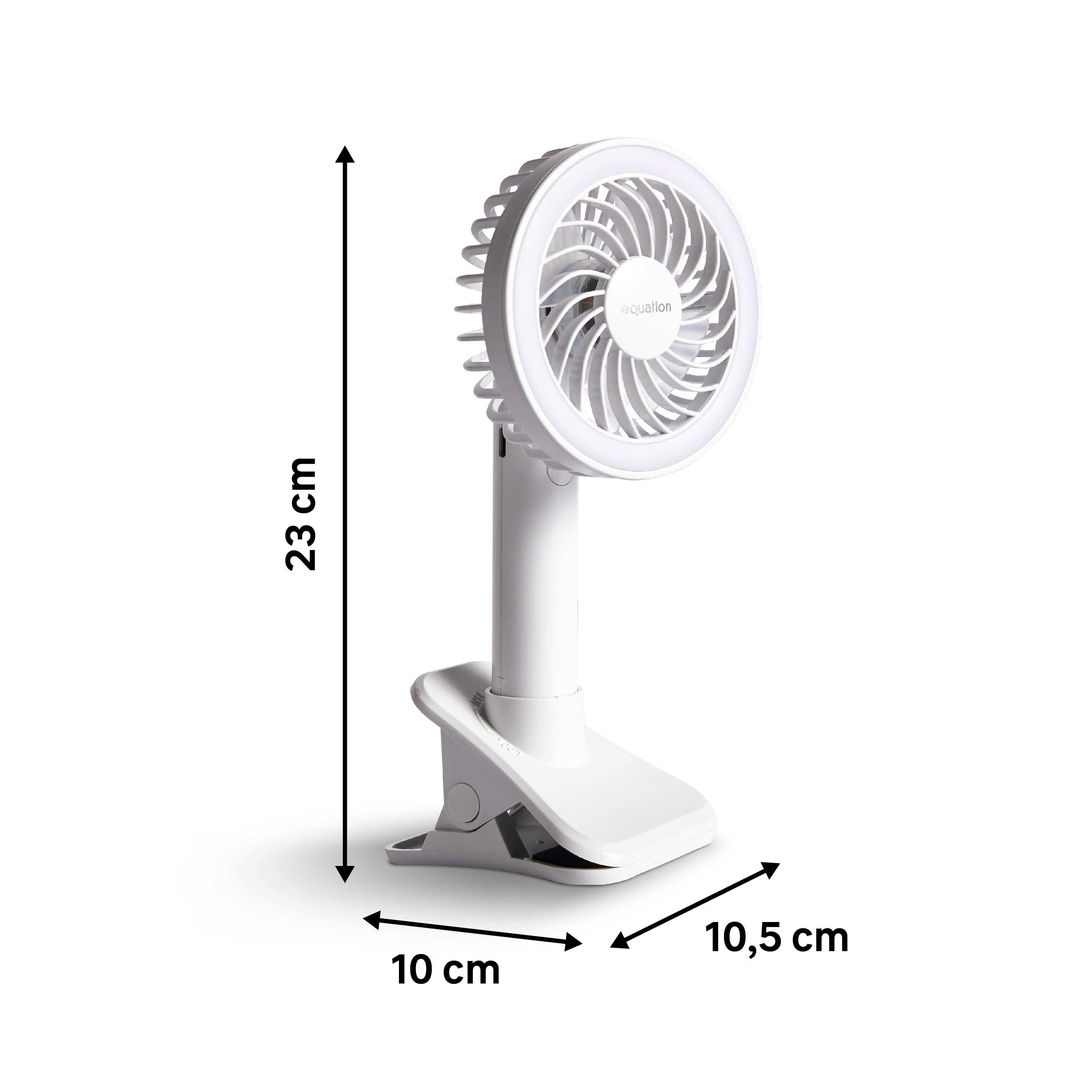 Mini ventilateur à main, EQUATION, Crab 5 W, D10.1 cm - 3