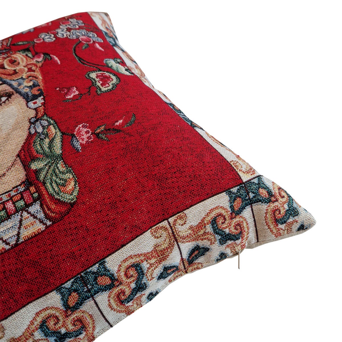 Cuscino Testa di moro Donna disegno multicolore 45 x 45 cm - 4