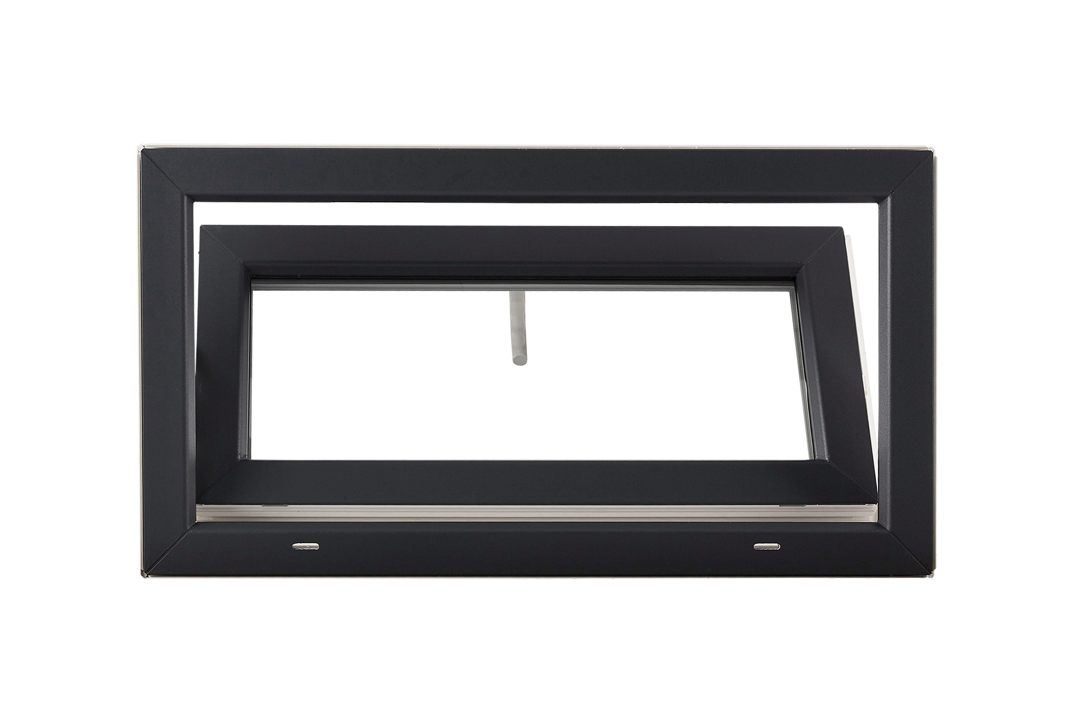 Fenêtre PVC H.45 X L.100 cm abattant 1 vantail  anthracite - 3