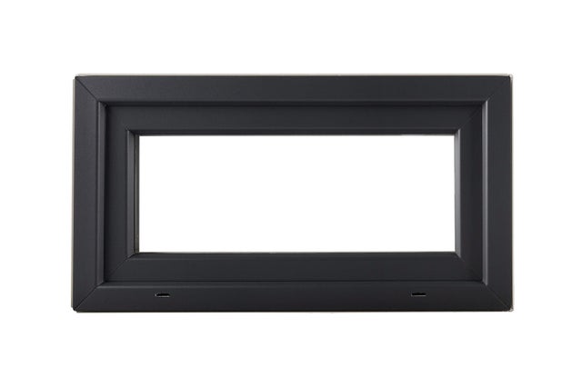 Fenêtre PVC H.60 X L.100 cm abattant 1 vantail  anthracite