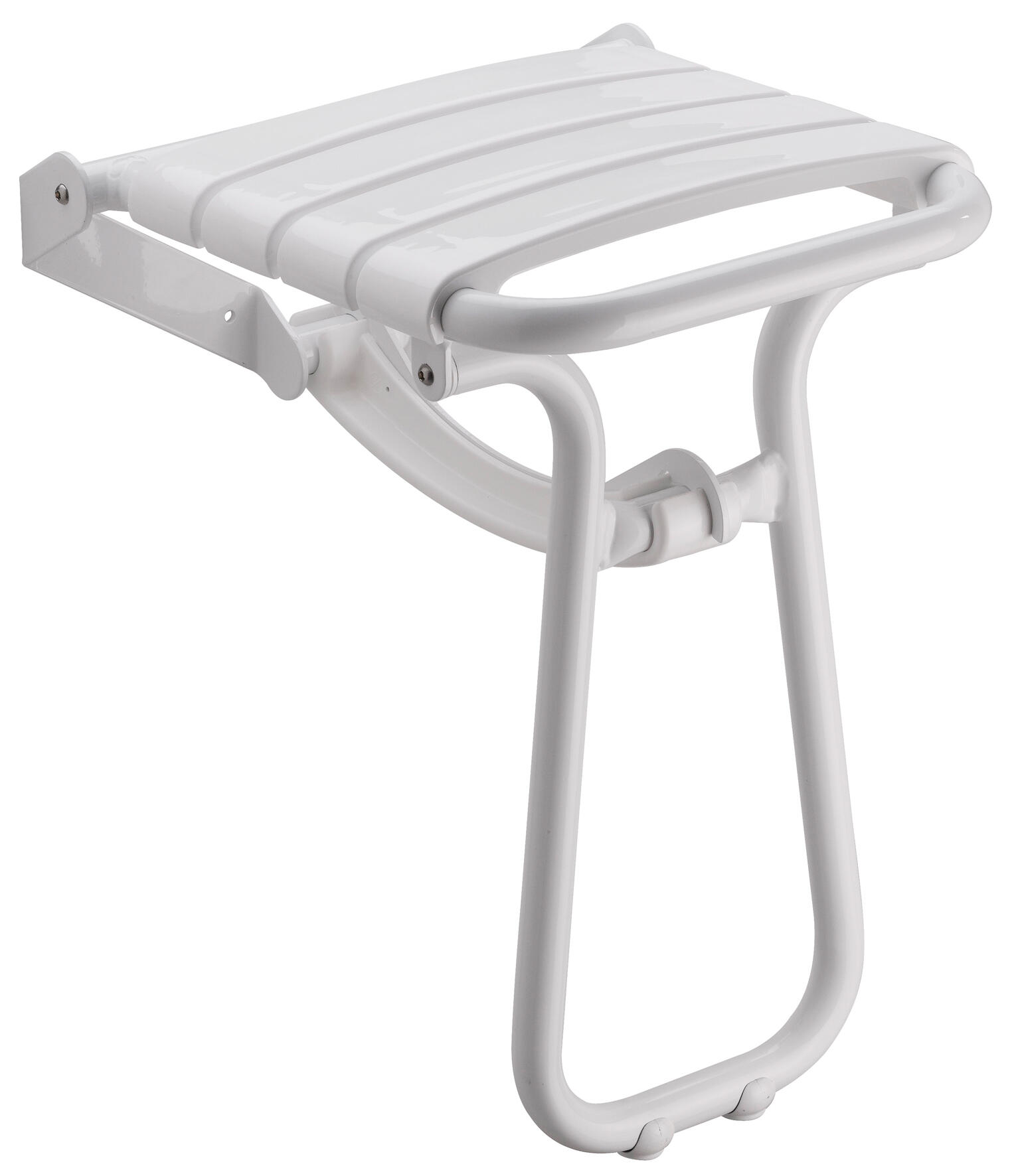 Tabouret De Douche Réglable En Hauteur 33-51 Cm - Siège Antidérapant Avec Poignées - Support 135 Kg - Bleu - 3