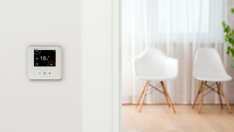 Thermostat d'ambiance connecté zigbee Wiser, SCHNEIDER ELECTRIC, blanc - 3