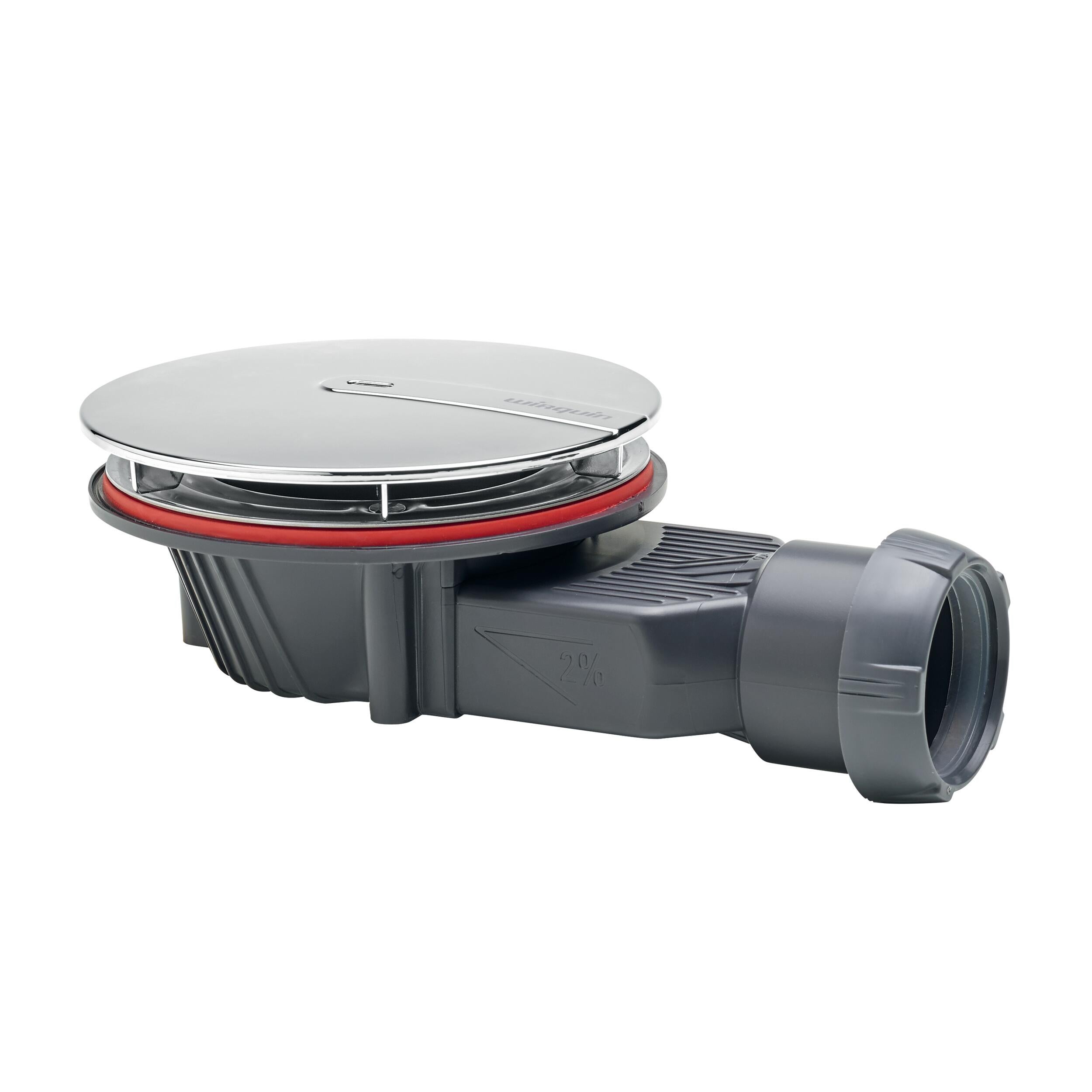 Bonde pour pour bac de douche, gris, Diam.90 mm, WIRQUIN - 4