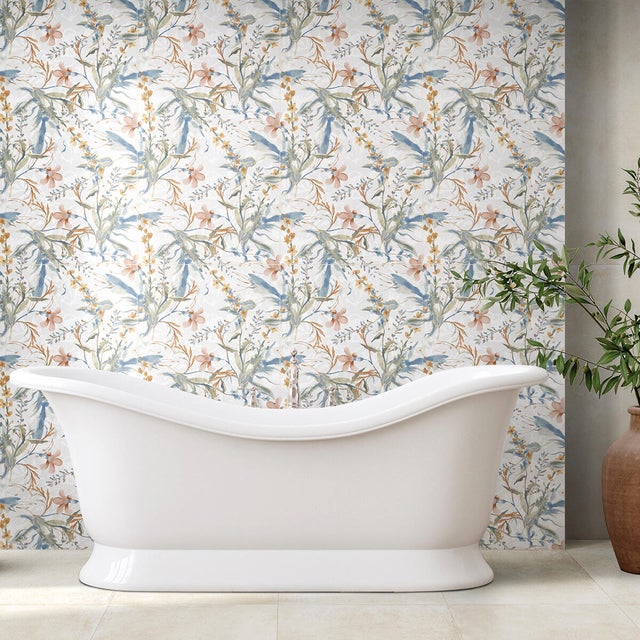 Piastrella da rivestimento interno in gres porcellanato 60 x 119.8 cm rettificato smaltato multicolore opaco Art Color Decoro Bloom Sp. 9 mm 1.44 mq