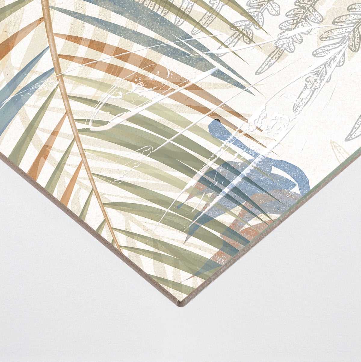 Piastrella da rivestimento interno in gres porcellanato FRASSINORO GRESMALT 60 x 119.8 cm rettificato smaltato multicolore opaco Art Color Leaf Decoro Sp. 9 mm 1.44 mq - 6