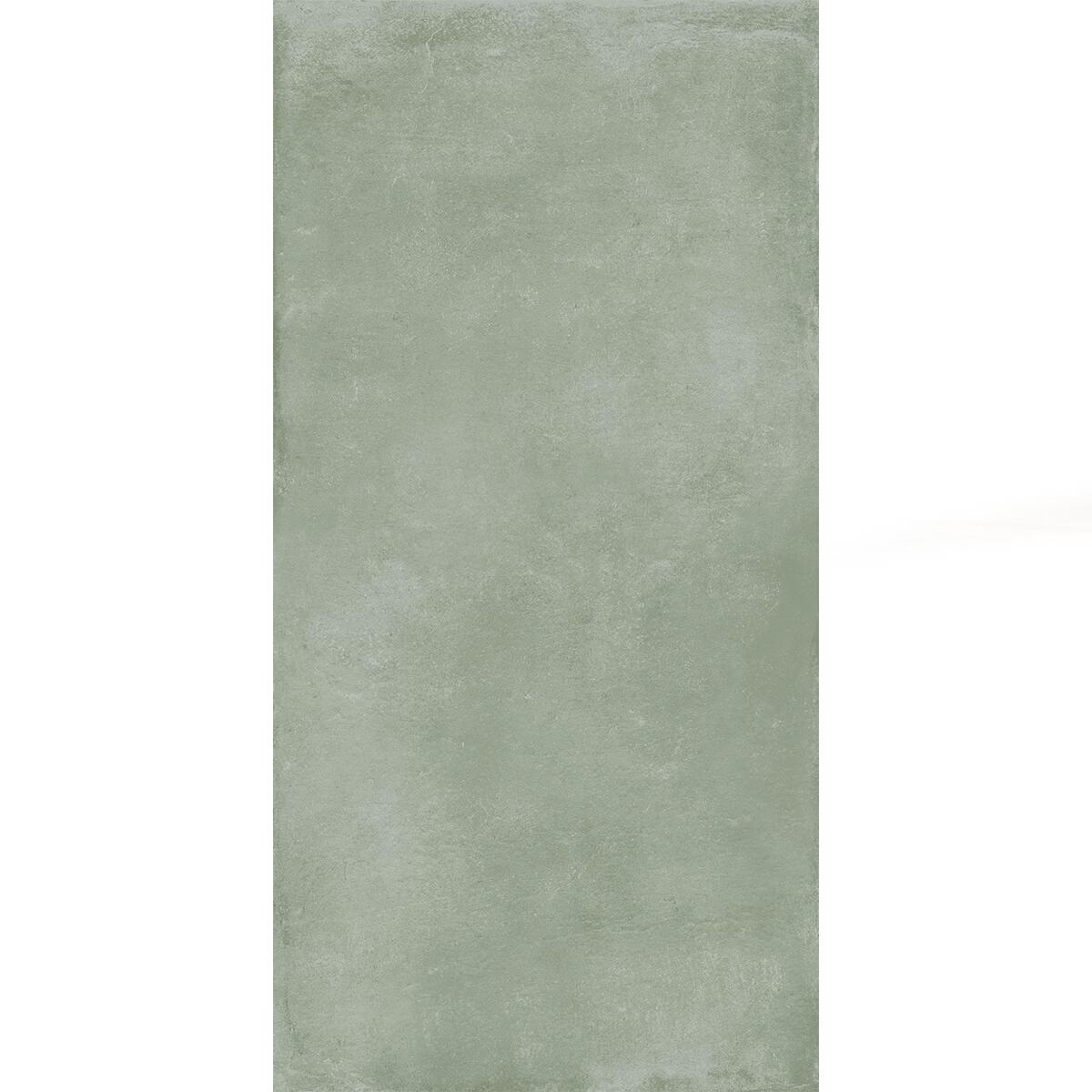 Piastrella da pavimento interno in gres porcellanato 60 x 119.8 cm rettificato smaltato verde opaco Art Color Aspen 60x119,8 rettificato R9 traffico medio forte (pei 3/5) Sp. 9 mm 1.44 mq - 12