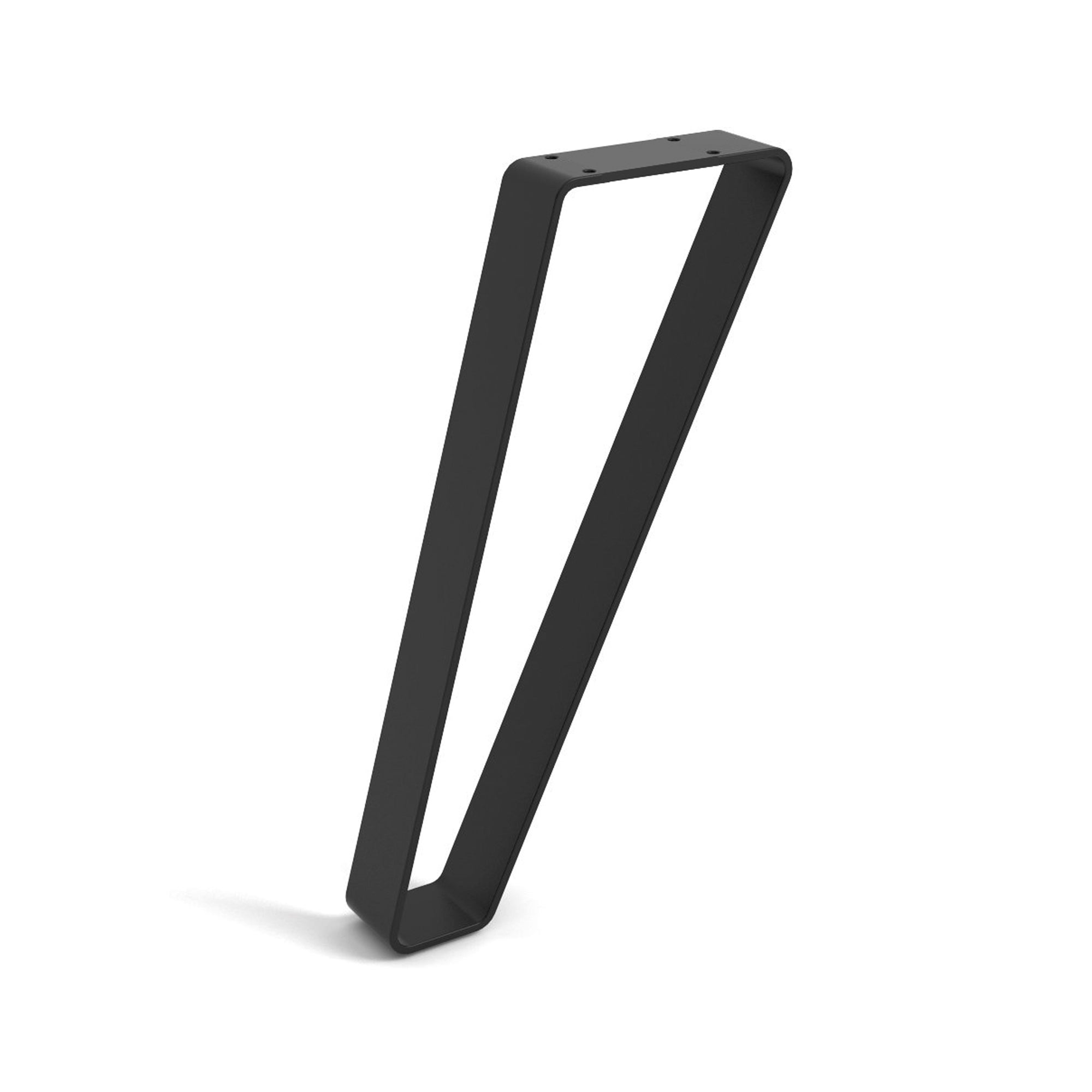 Pata para mesa de centro de acero color negro altura 40 cm