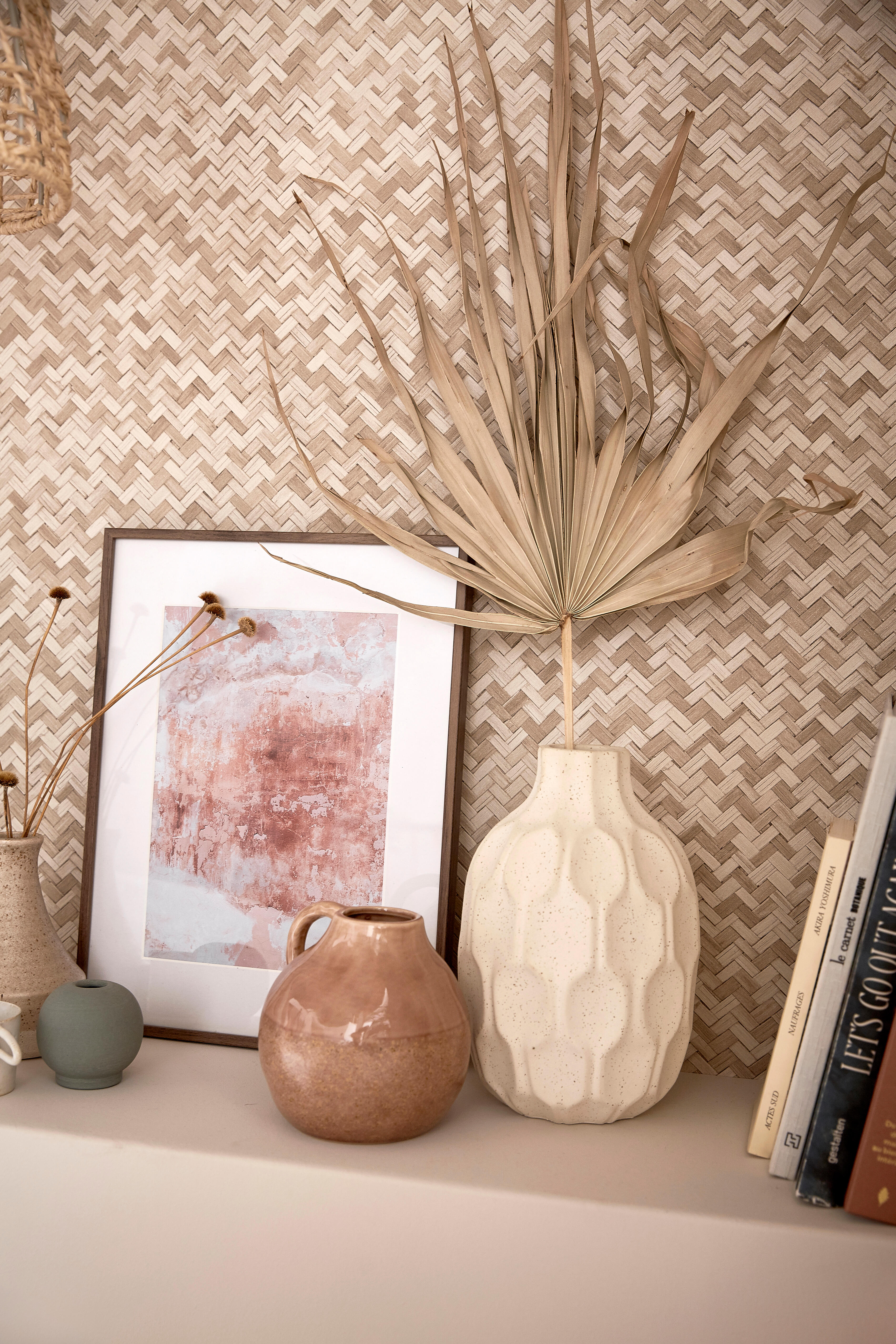 Papier peint intissé Cannage naturel - 9