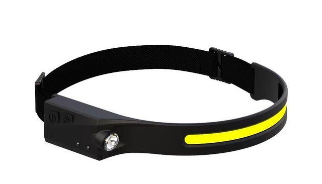 Lampe frontale bandeau rechargeable LED, 300+100LM, Xanlite