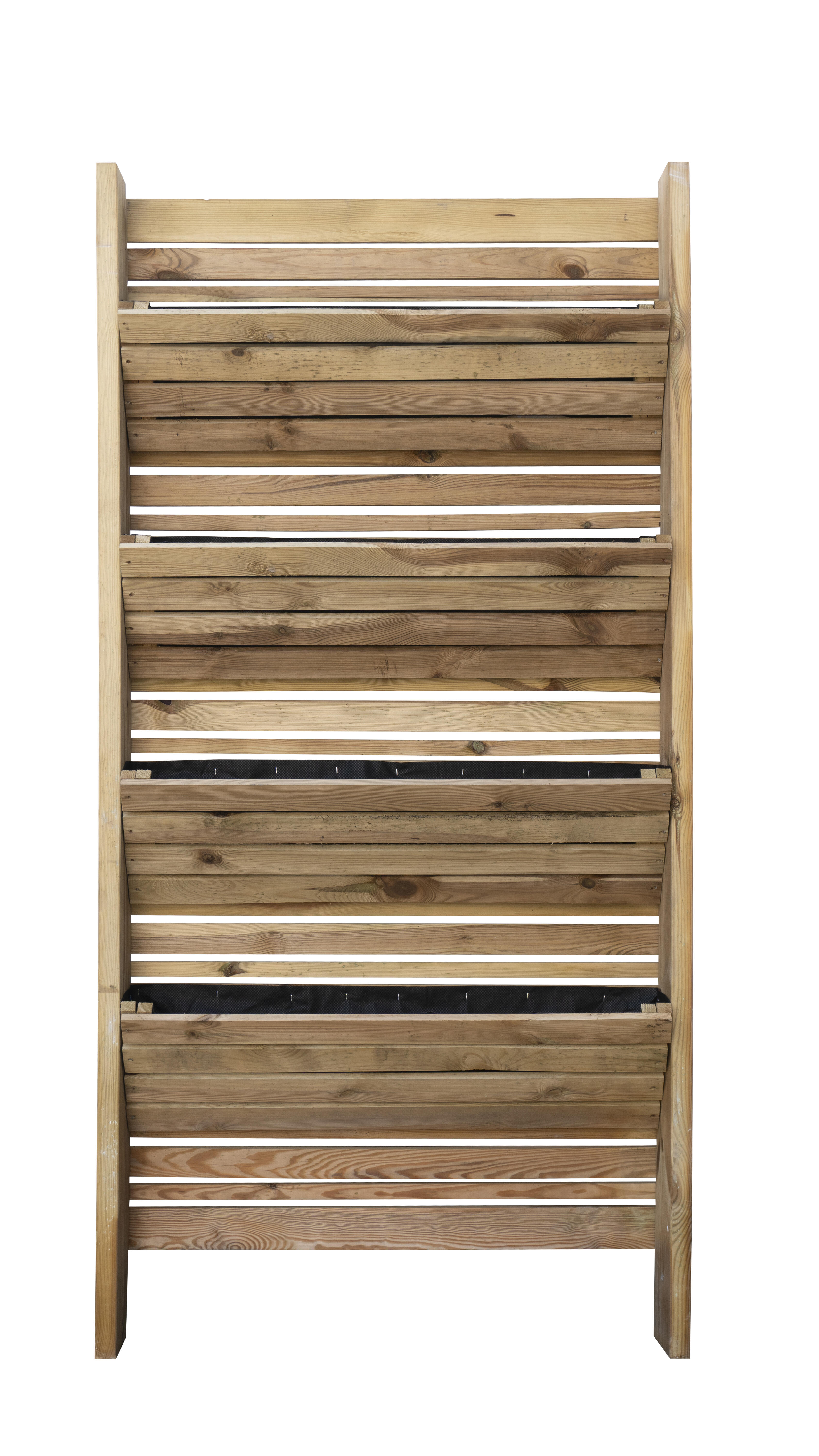 Huerto urbano vertical eden de madera fsc 180x90x14cm