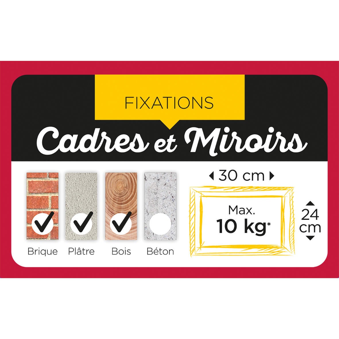 Crochet à tableau Terf130, doré - 4