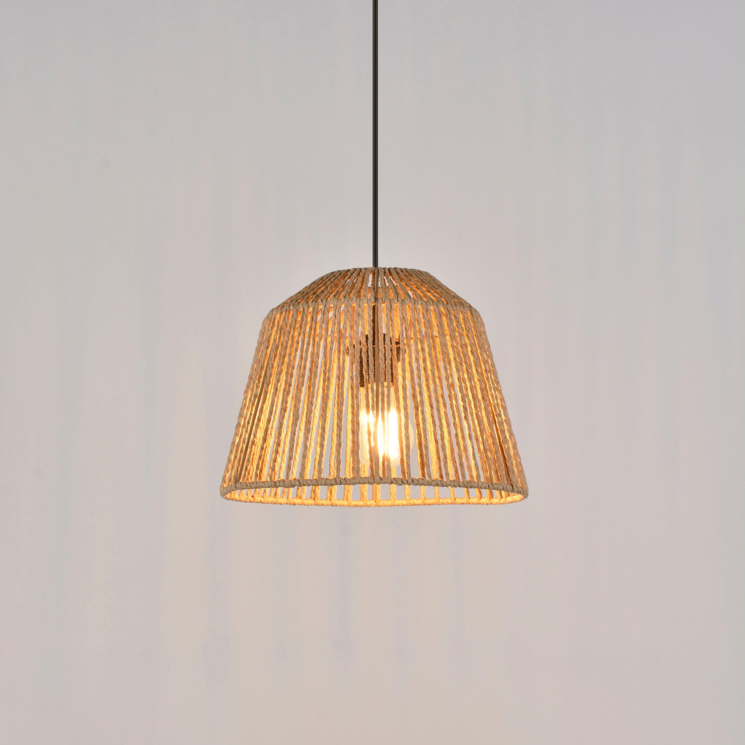 Suspension Quintana papier, beige, Diam.29 cm, E27 - 2