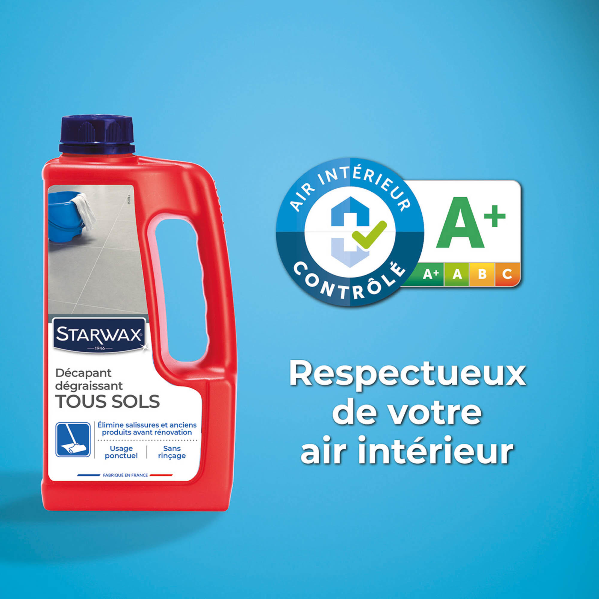 Décapant sans rinçage sol STARWAX 1 L - 2