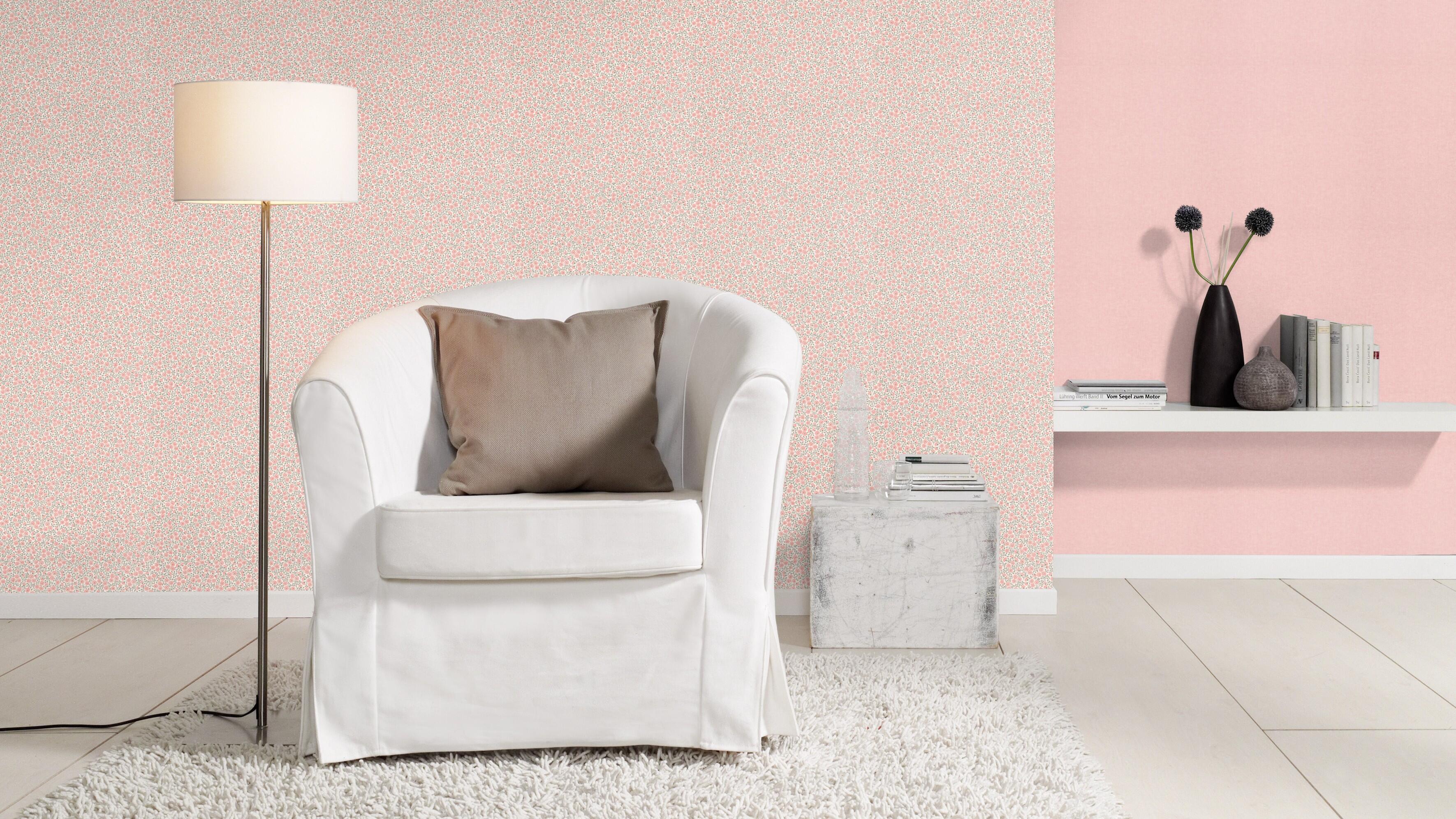 Papel pintado vinilo liso dreams 252873 rosa