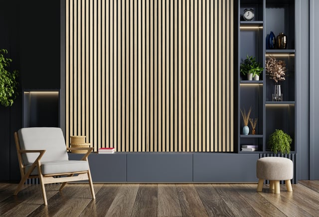 Pannello decorativo fonoassorbente Superior FIBROTECH Frassino L 244 x L 60 cm, Sp 22 mm