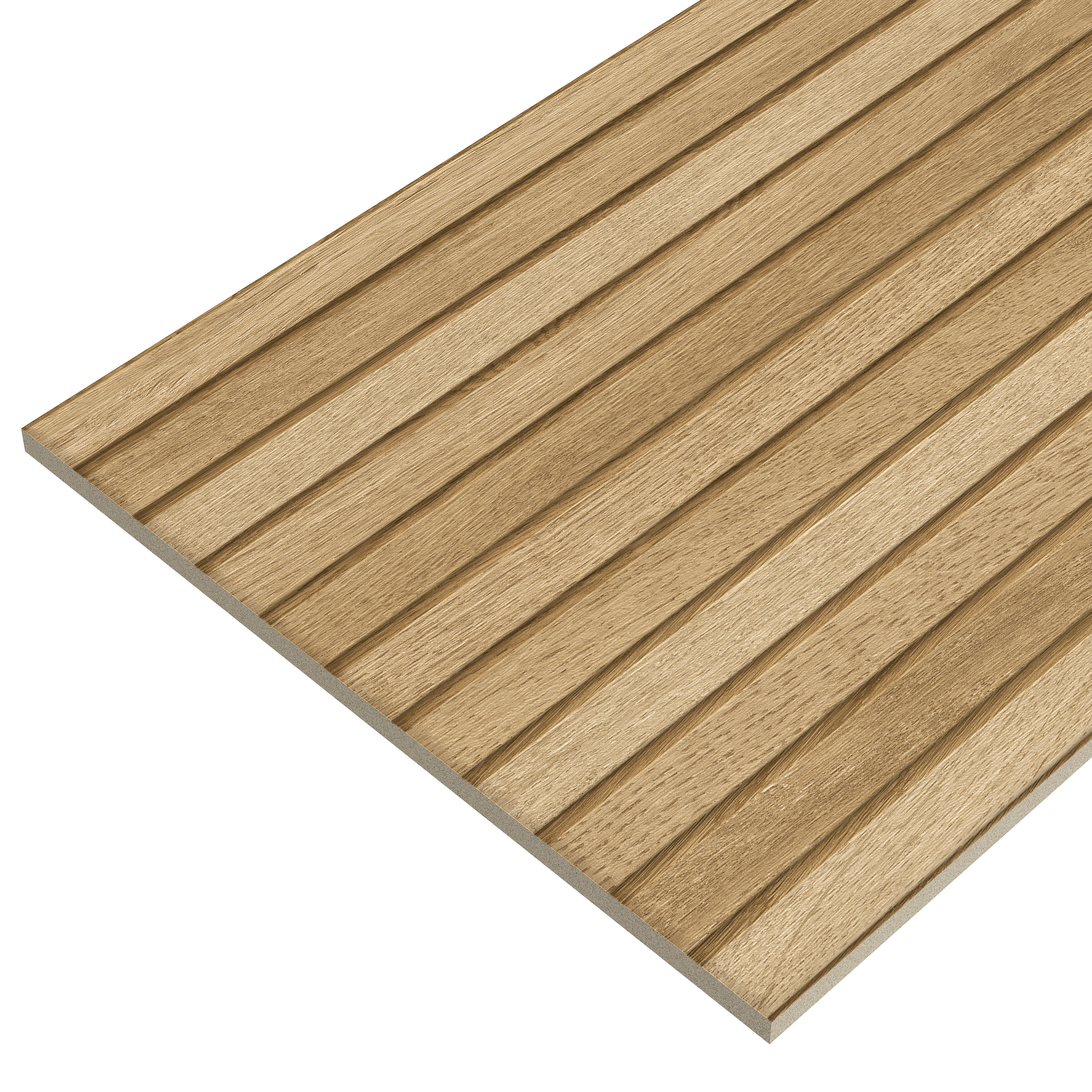 Carrelage mur intérieur effet bois naturel clair Octobre l.31 x L.61 cm x Ep.8.5 - 6
