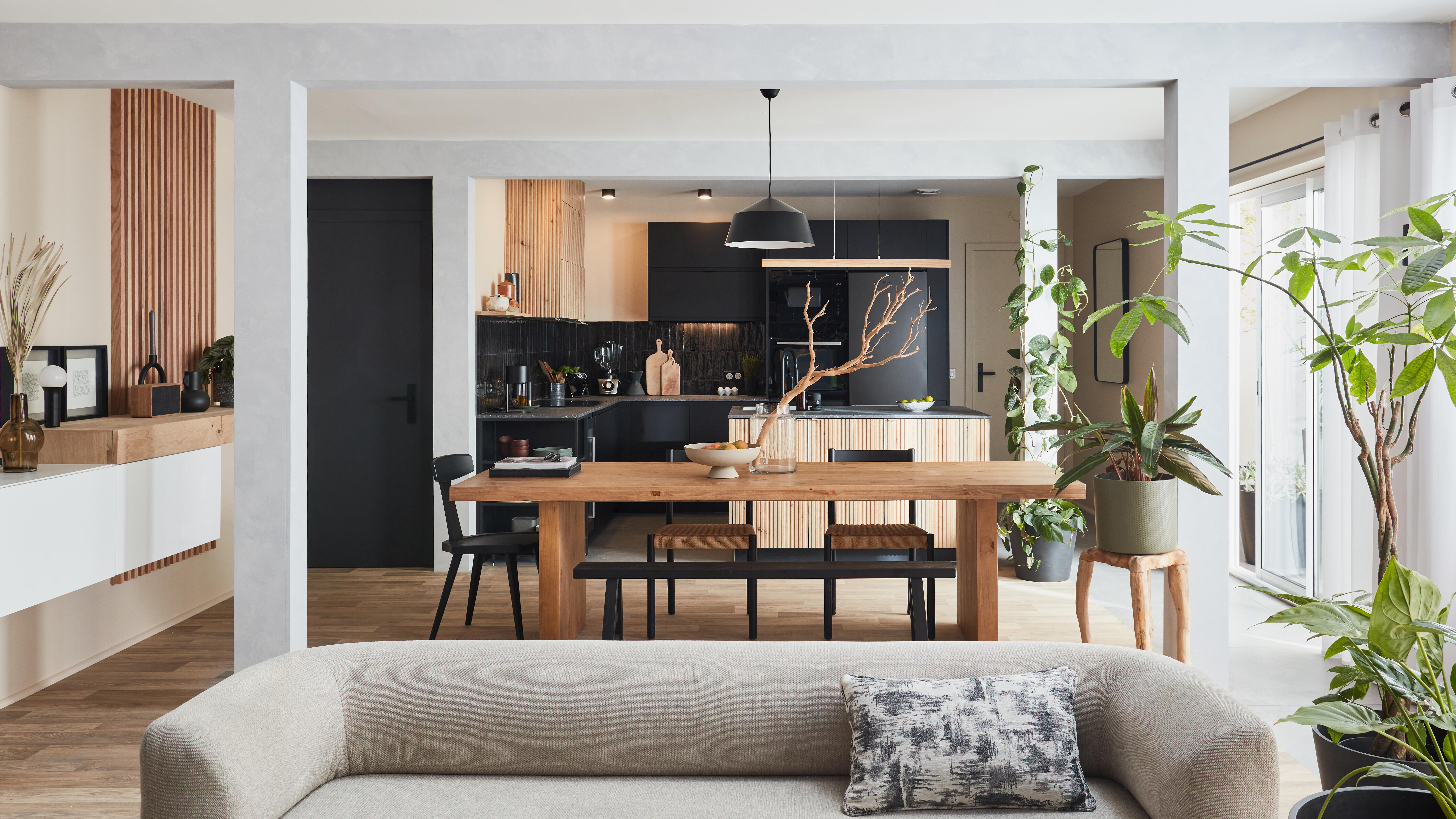 Caisson bas de cuisine DELINIA ID gris H.76.8 x l.30 x P.58 cm - 3