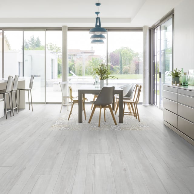 Lame PVC autoplombant intenso GERFLOR Senso premium easy hella white bois blanch