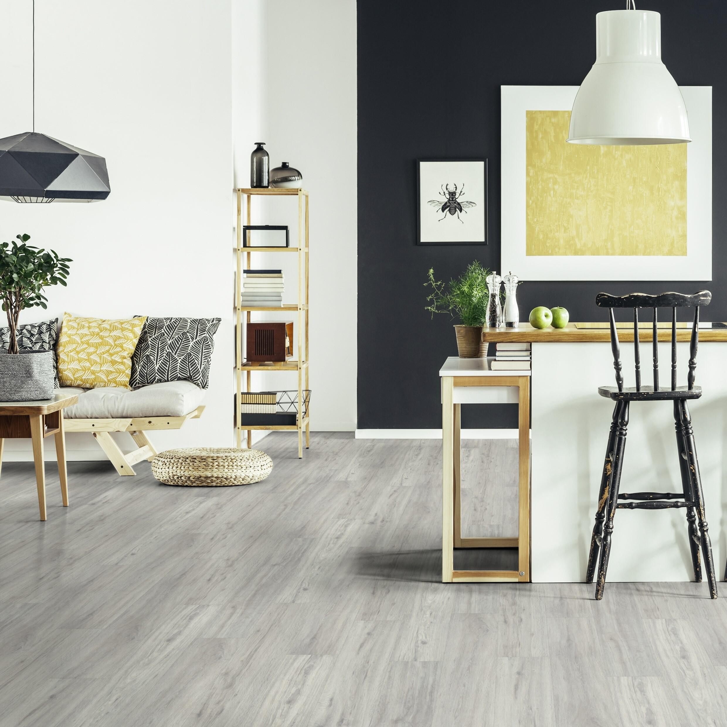 Lame PVC clipsable medio GERFLOR Senso 20 lock cashew clear bois gris - 2