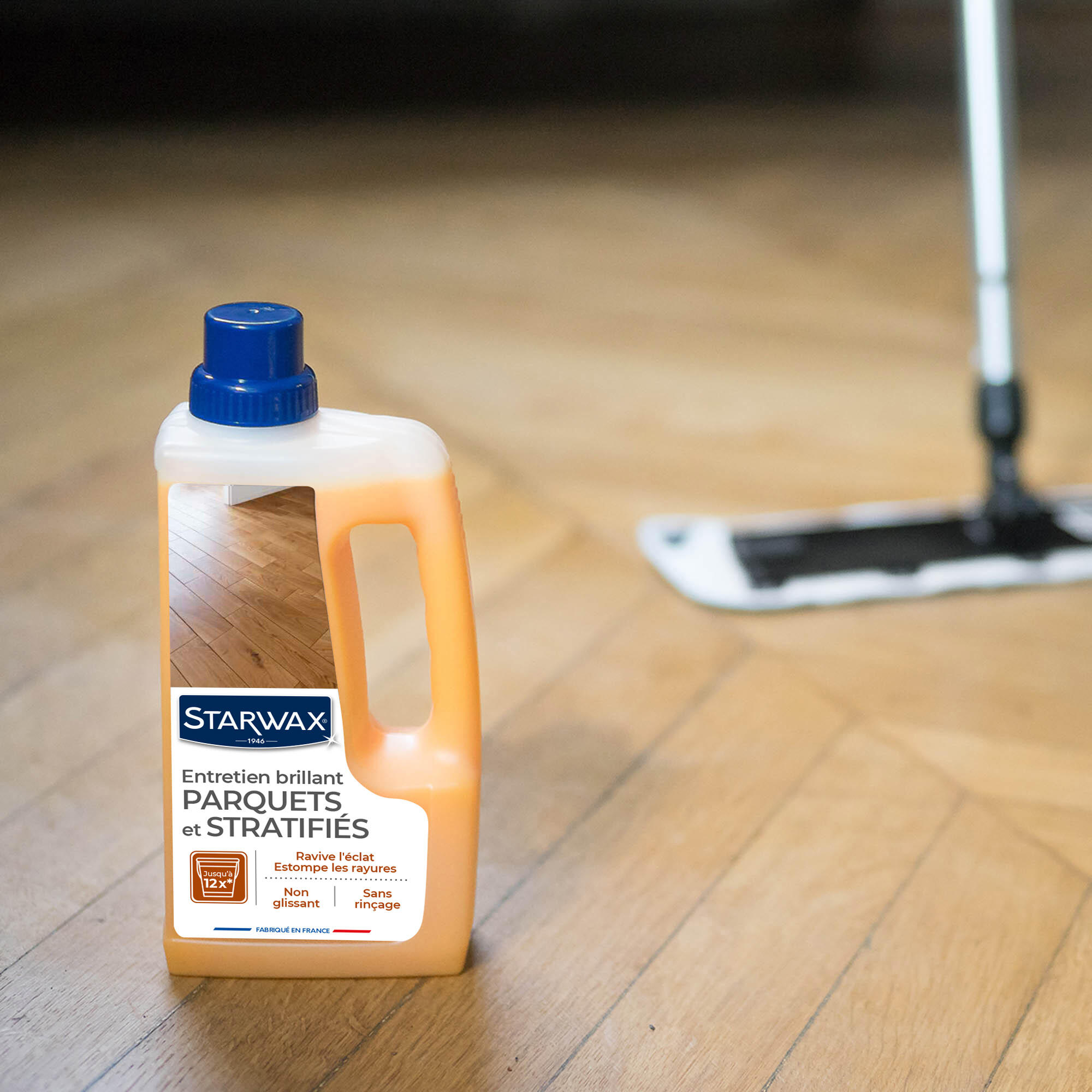 Nettoyant parquet STARWAX Entretien brillant parquet et stratifié, 1L - 2