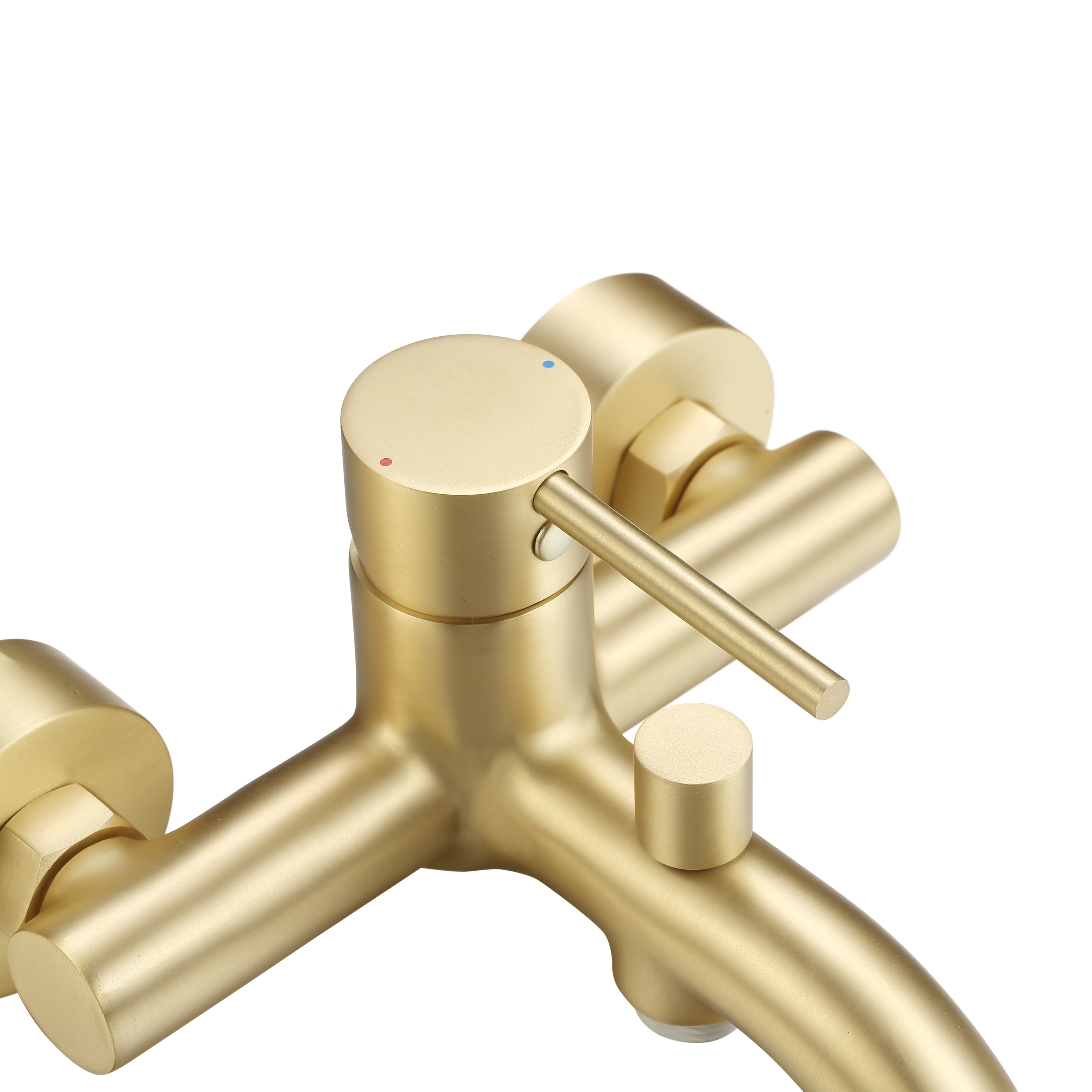 Grifo de bañera monomando SENSEA Mia oro mate Latón - 6