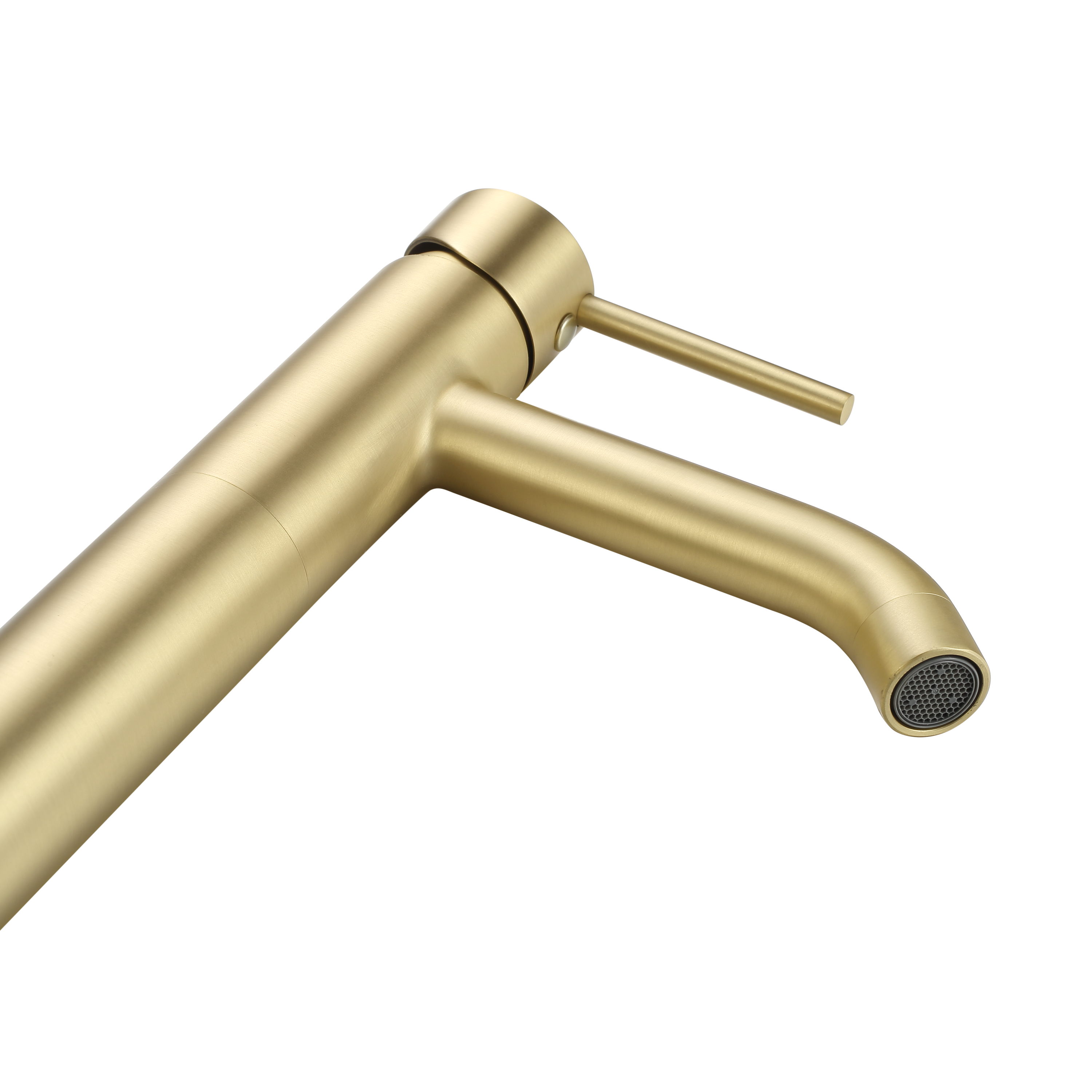 Mitigeur de lavabo or brossé XL, Mia, SENSEA - 5