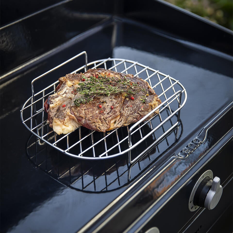 Grille réctangulaire de repos ENO, inox - 4