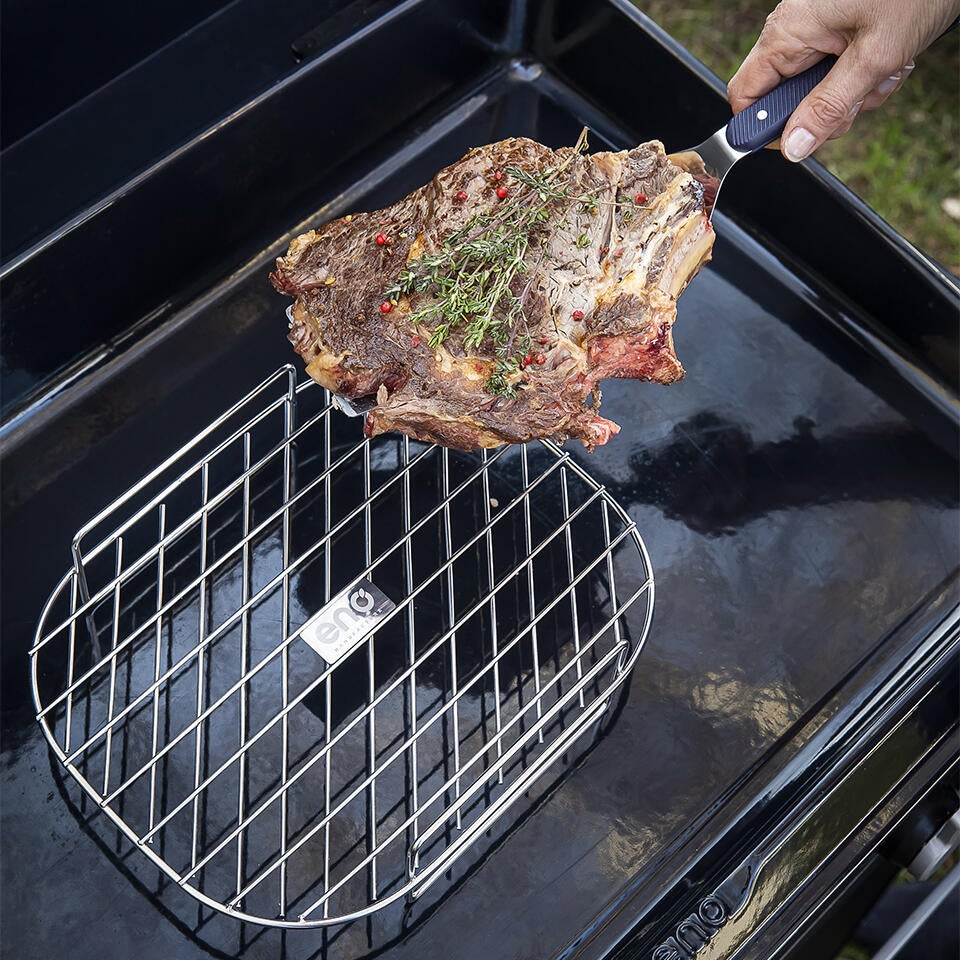 Grille réctangulaire de repos ENO, inox - 5