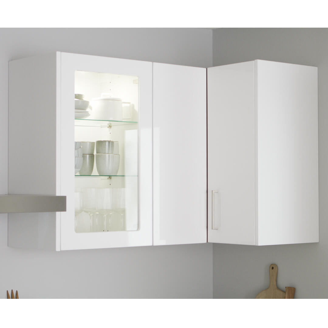Porta de cozinha Delinia Sevilha 29.8x102.1cm branco brilhante - 5