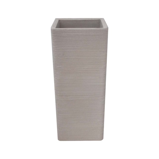 Vaso per piante e fiori SHABBY in polietilene beige H 75 cm L 32 x P 32 cm