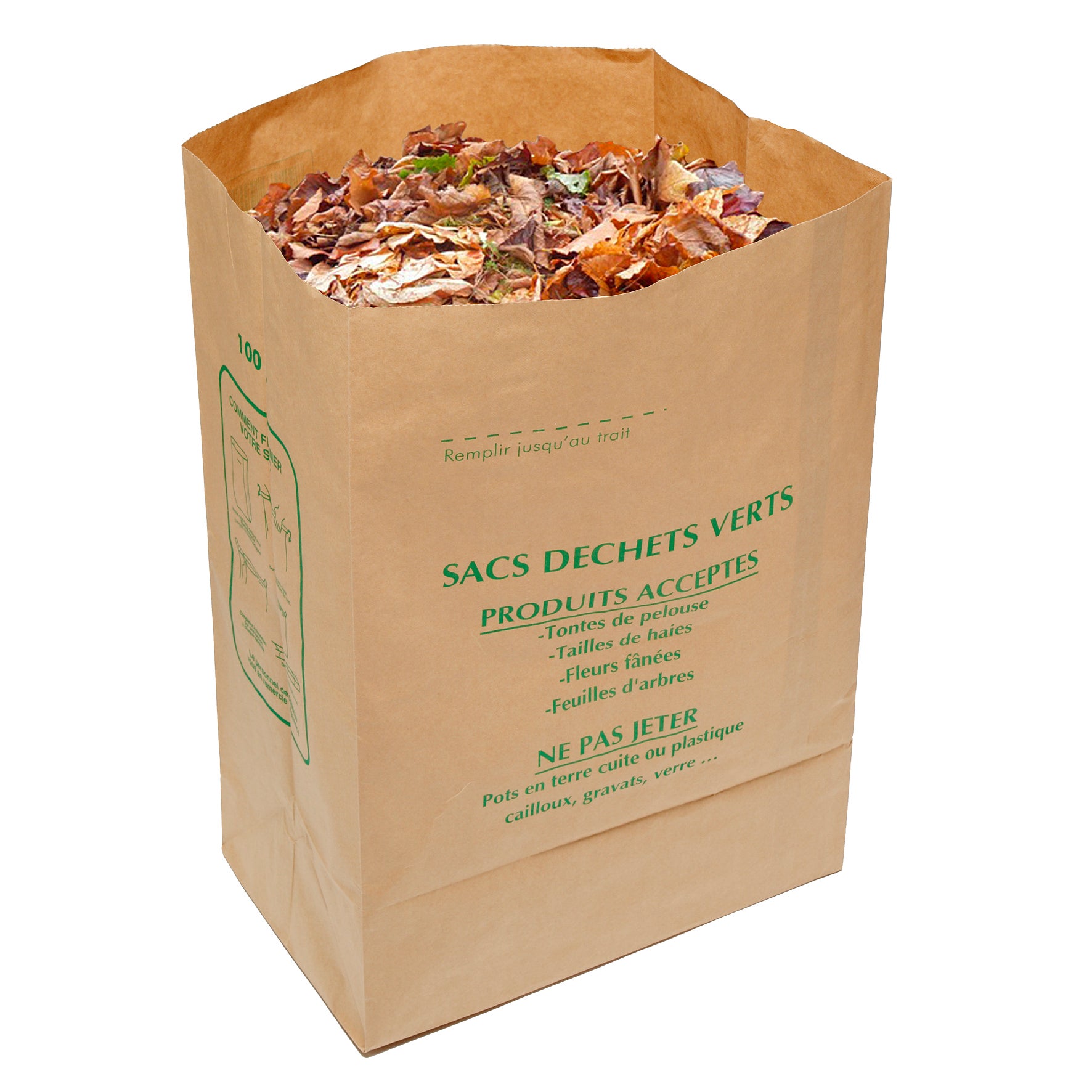 Sac pour résidus de jardinage cjn28v 100 l - 2