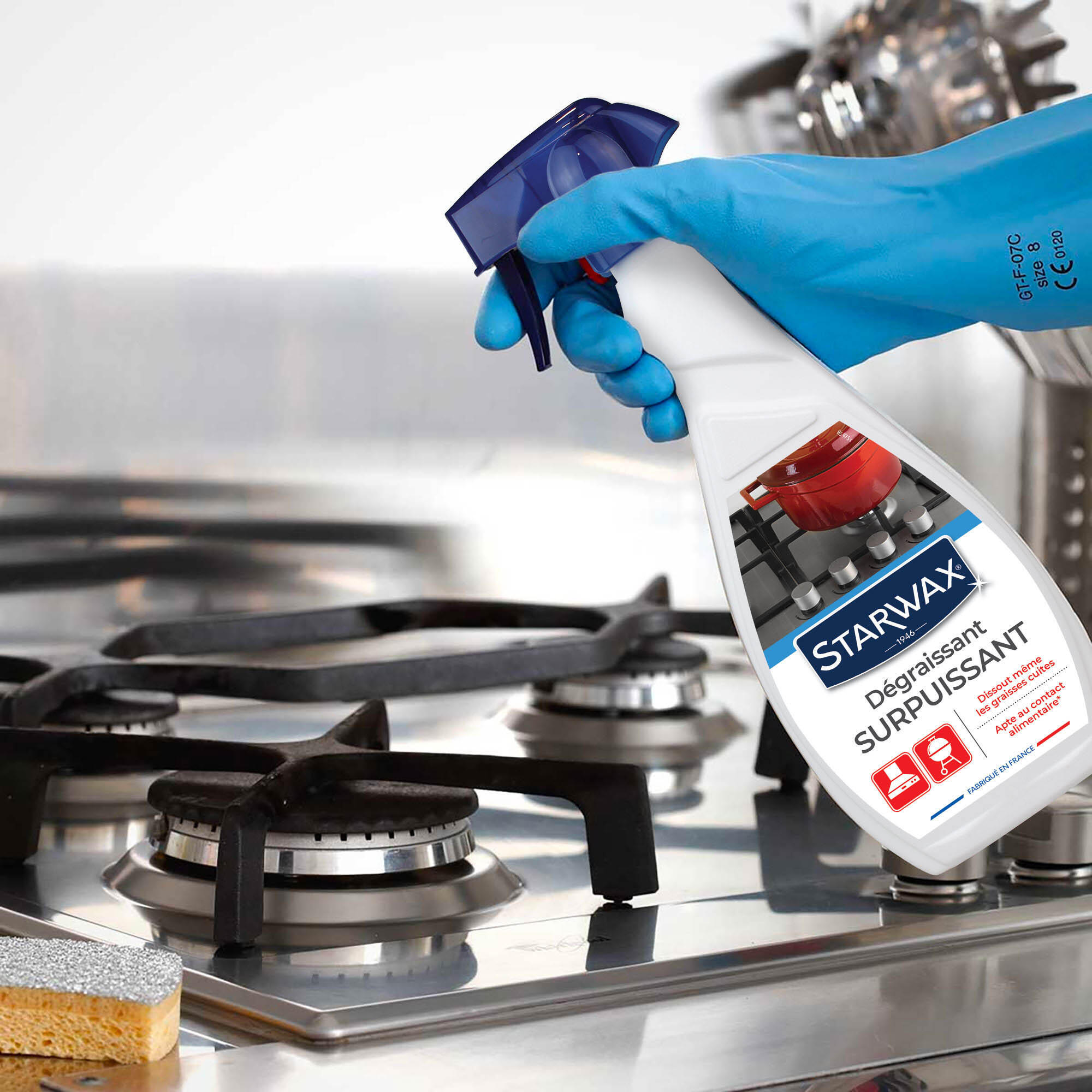 Dégraissant STARWAX Surpuissant cuisine, 0.5L - 3