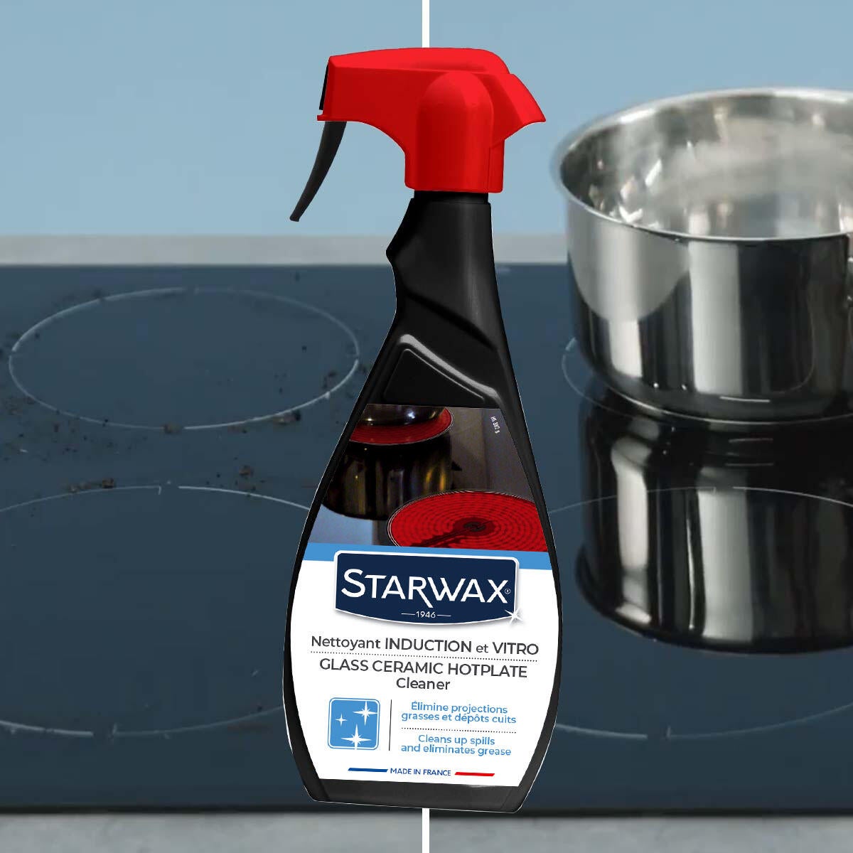 Nettoyant STARWAX Spécial induction vitrocéramique, 0.5L - 3
