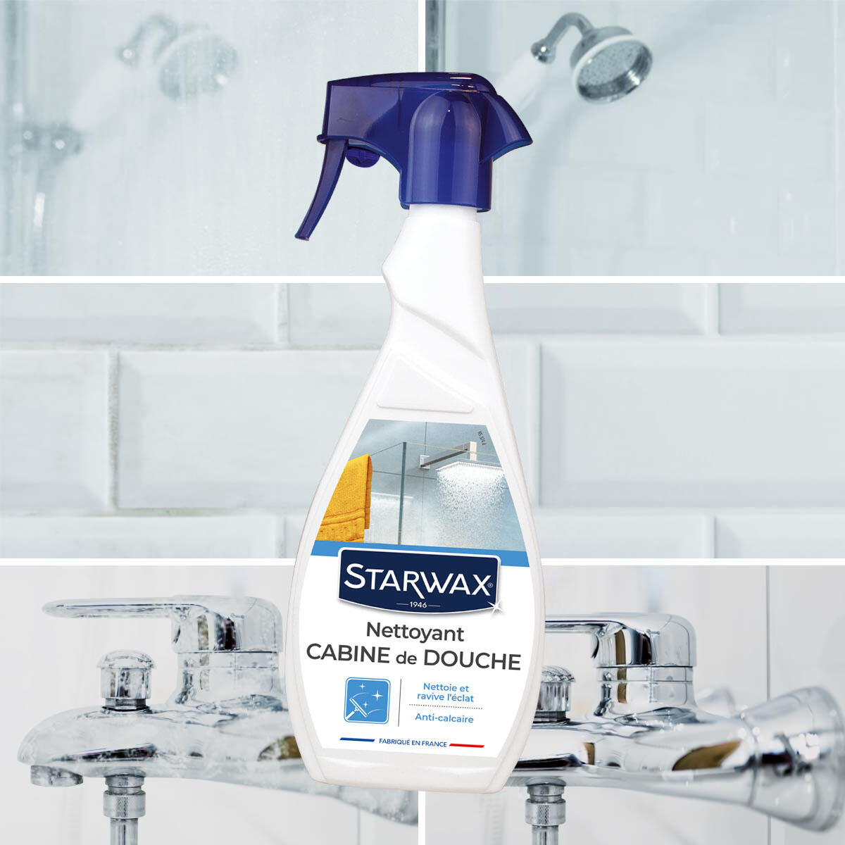 Détartrant STARWAX Cabine de douche, 0.5L - 2
