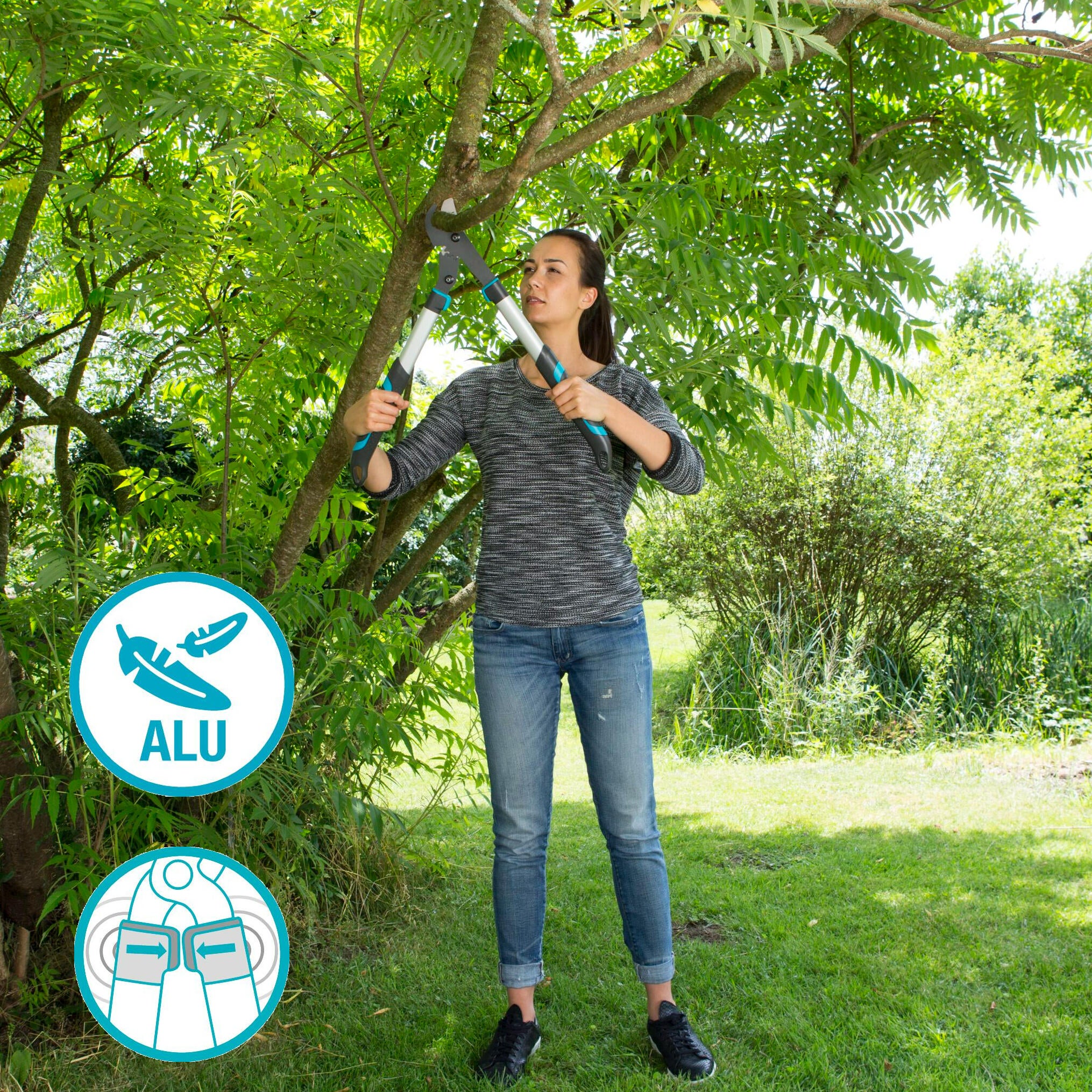 Coupe-branche à crémaillère aluminium puissant Energycut 600 b Gardena - 0