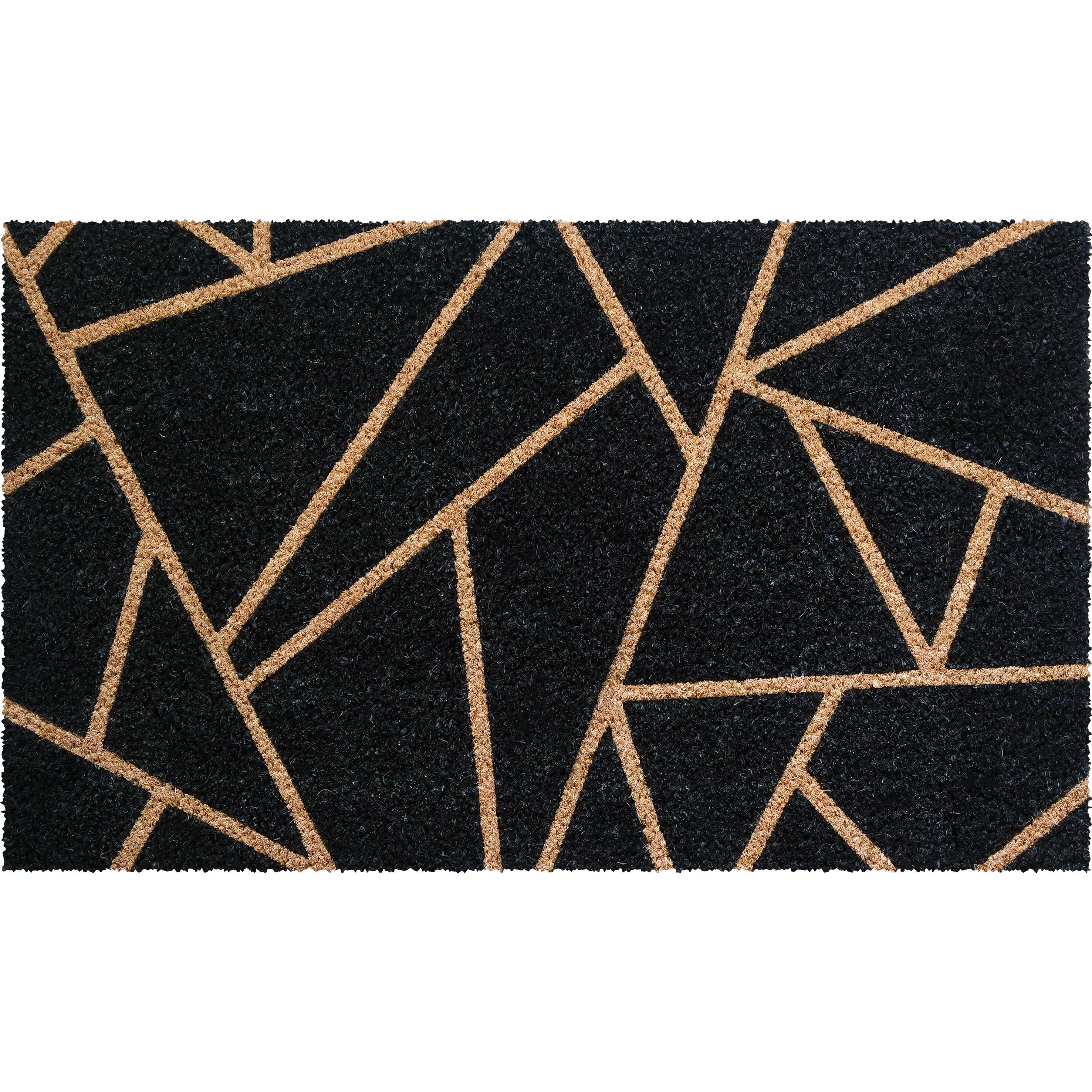 Tapis coco nat graph noir 45x75cm - 2