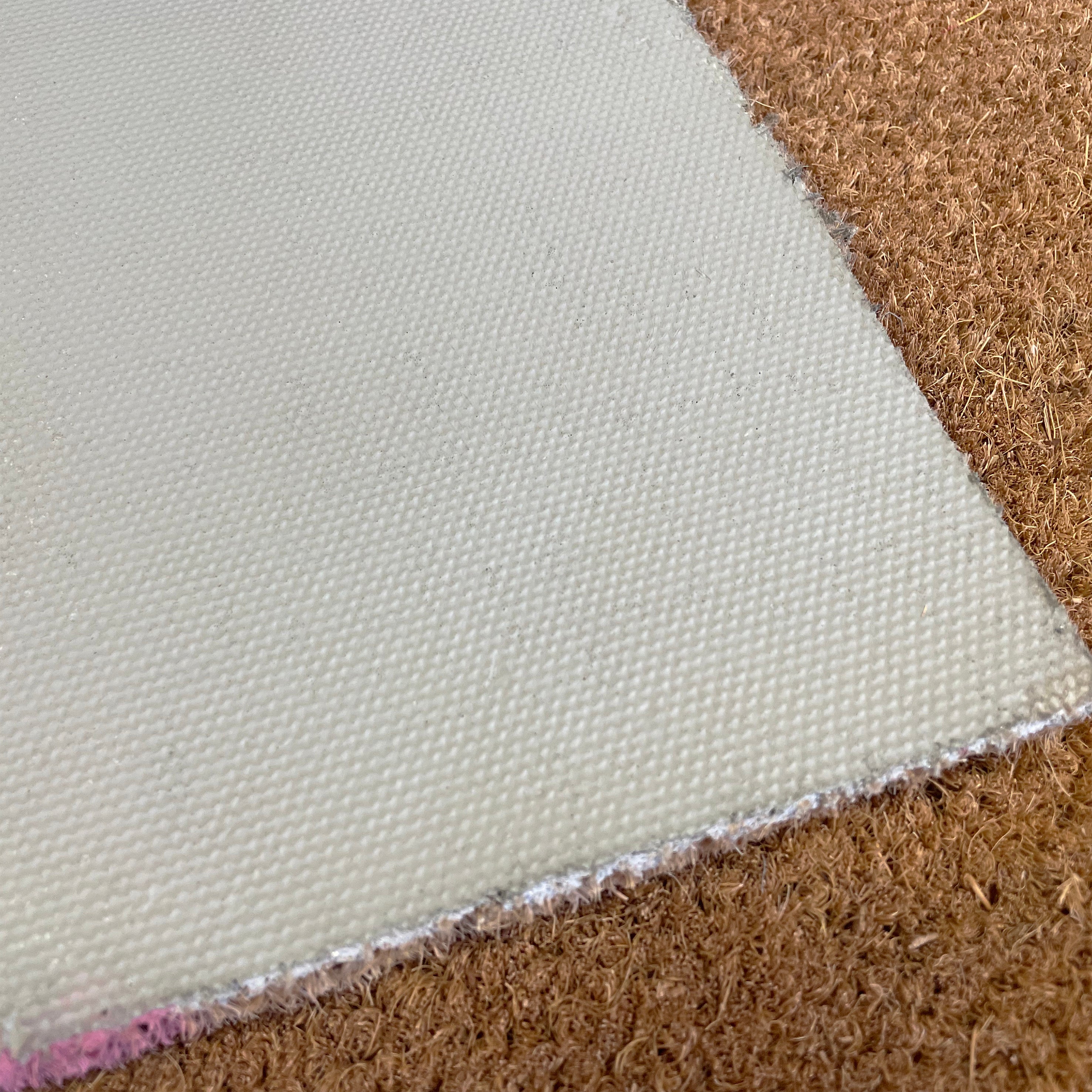 Tapis coco cuba rosace beige 45x75cm - 4