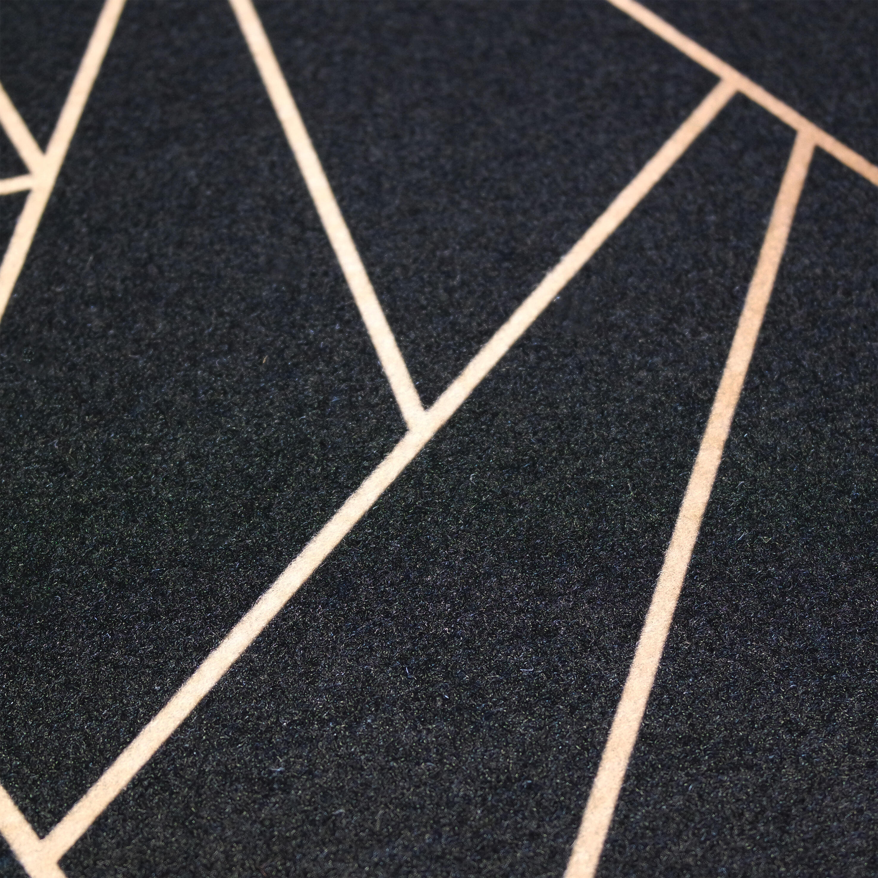 Tapis boston geo or noir 40x60cm  - 3