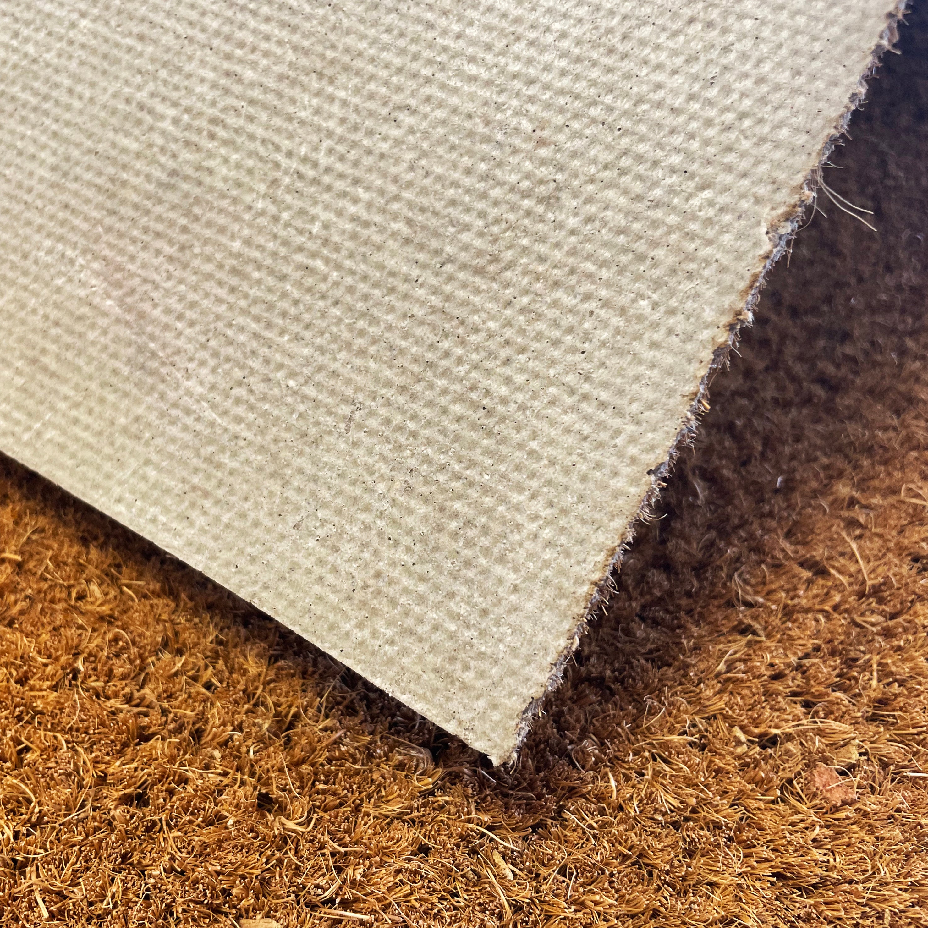 Tapis coco texte home fleu beige 40x60cm - 4