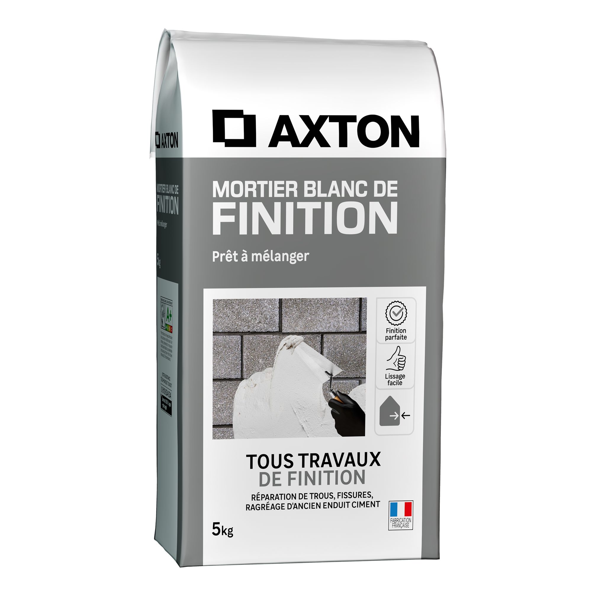 Mortier de finition blanc AXTON 5 KG