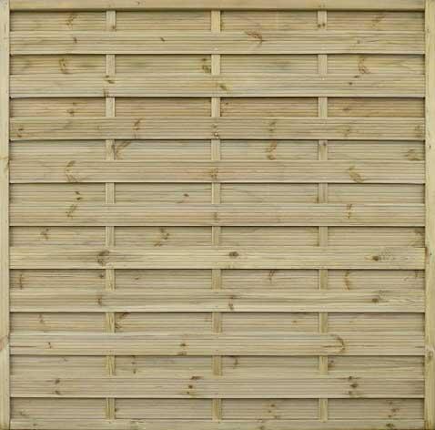 Panel de exterior recto fetiche de madera marrón claro 180x180cm
