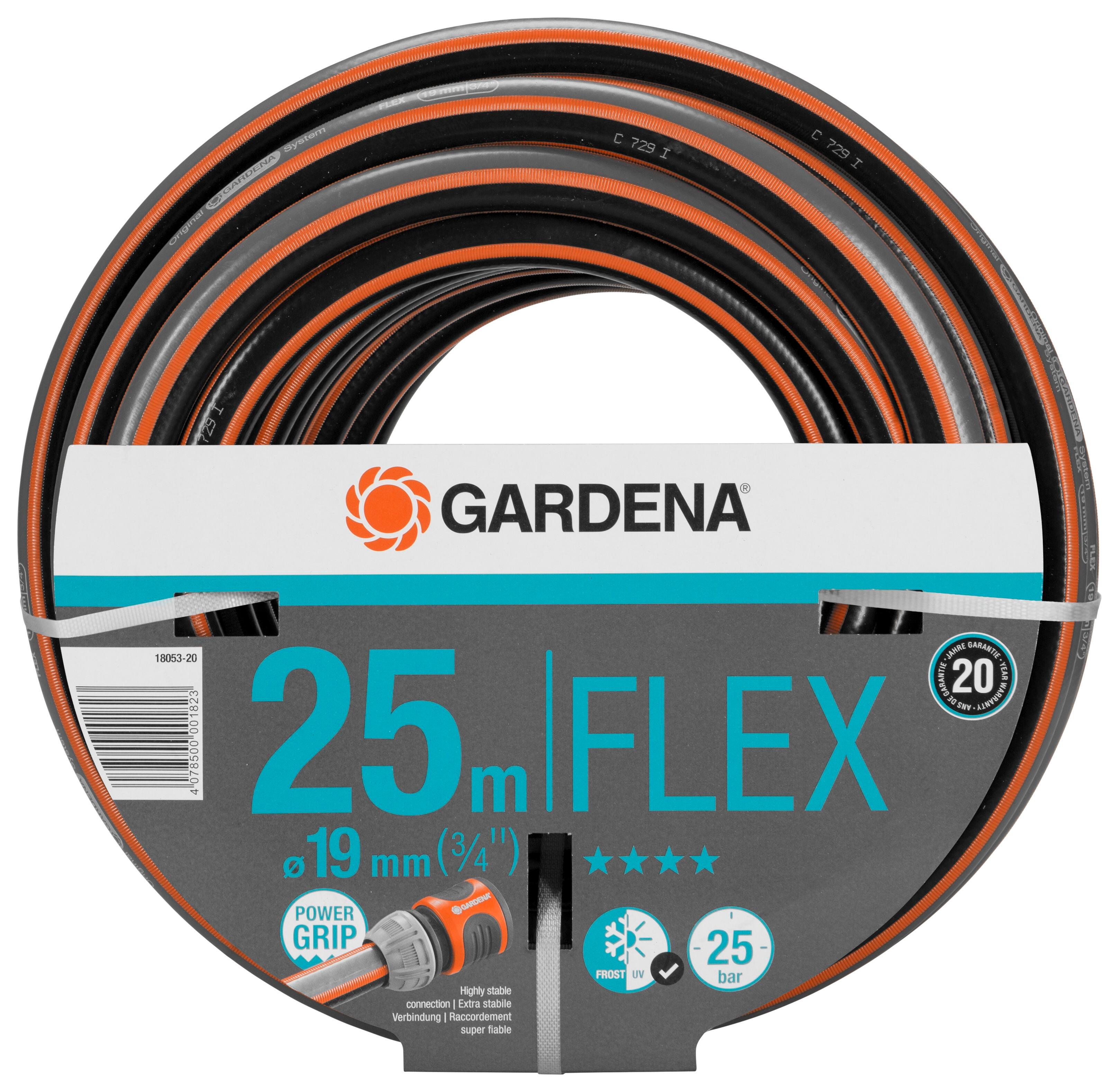 Manguera de riego gardena de pvc de 19mm de ø y 25m de l.