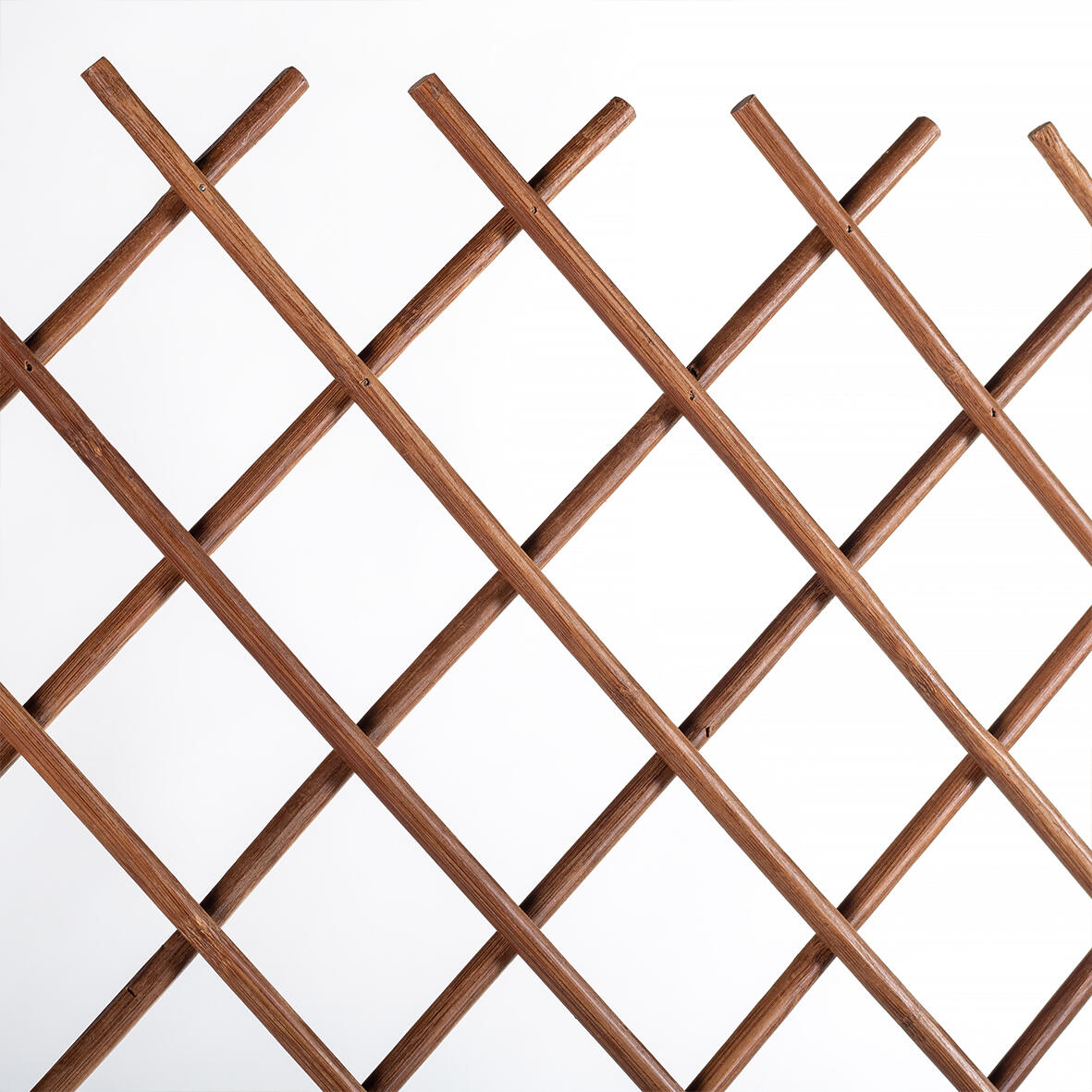 Celosía extensible de bambú tostado de 0,5 x 1,5 m - 5